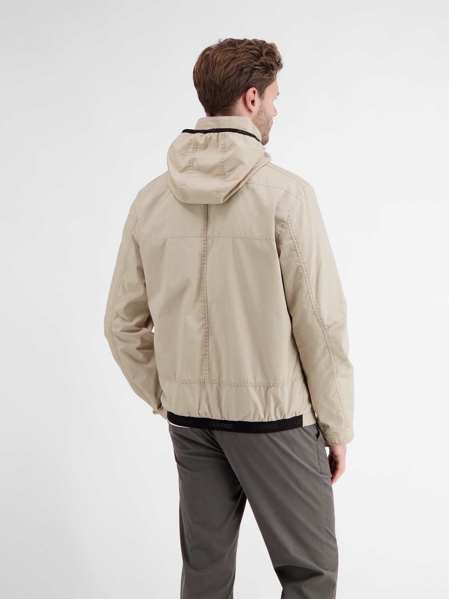 LERROS Outdoorjacke »LERROS Übergangsjacke mit Details«, ohne Kapuze, Wasserabweisend