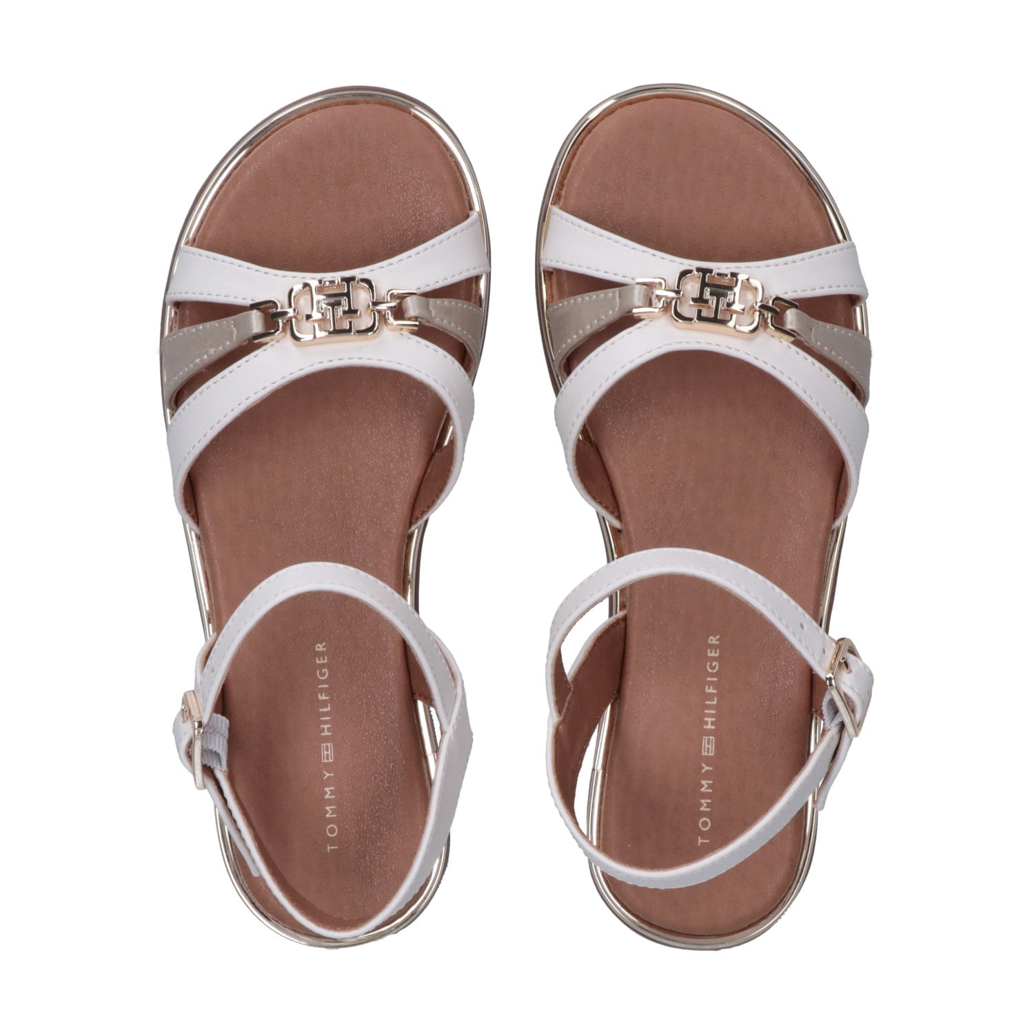 Tommy Hilfiger Riemchensandale  Sandalette, Festtagsschuh, Sommerschuh mit Schnallenverschluss