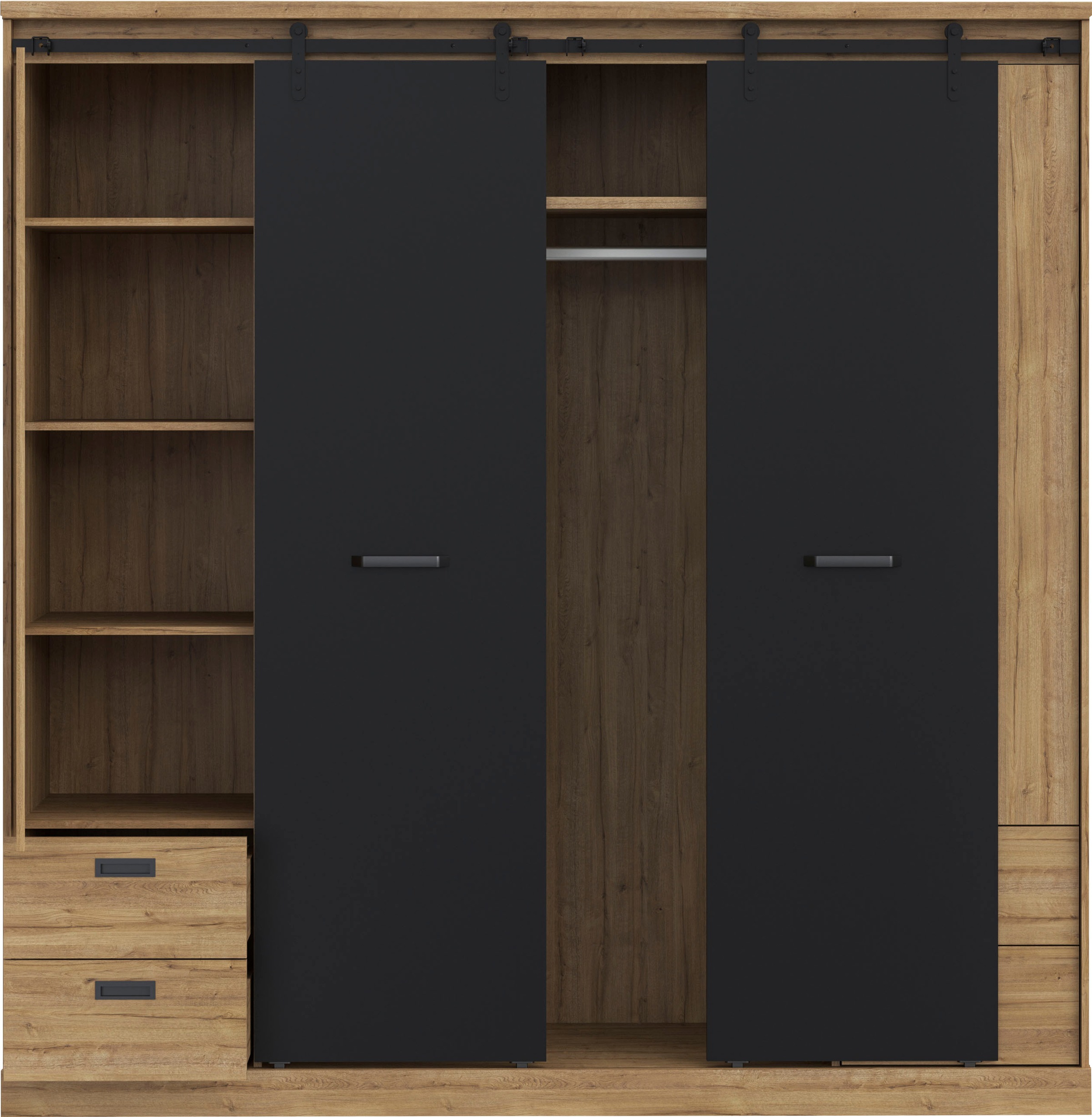 FORTE Kleiderschrank, (B/H/T ca. 203,2x208,4x61 cm)