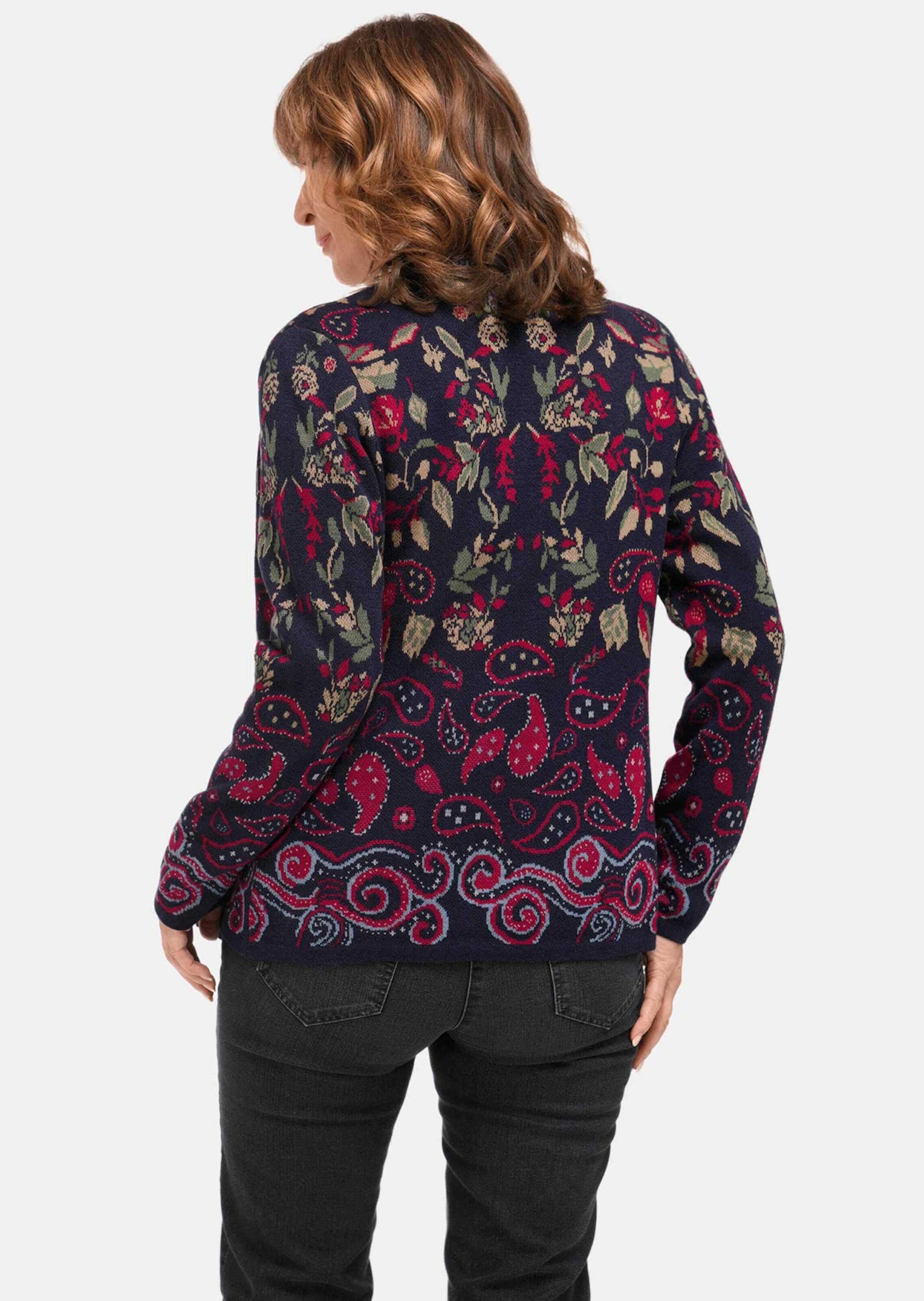 GOLDNER Strickjacke »Kurzgröße Strickjacke mit aufwändiger Strickstruktur«