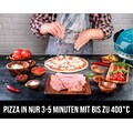 G3Ferrari Pizzaofen »Delizia G1000604 blau«, bis 400 Grad mit feuerfestem Naturstein