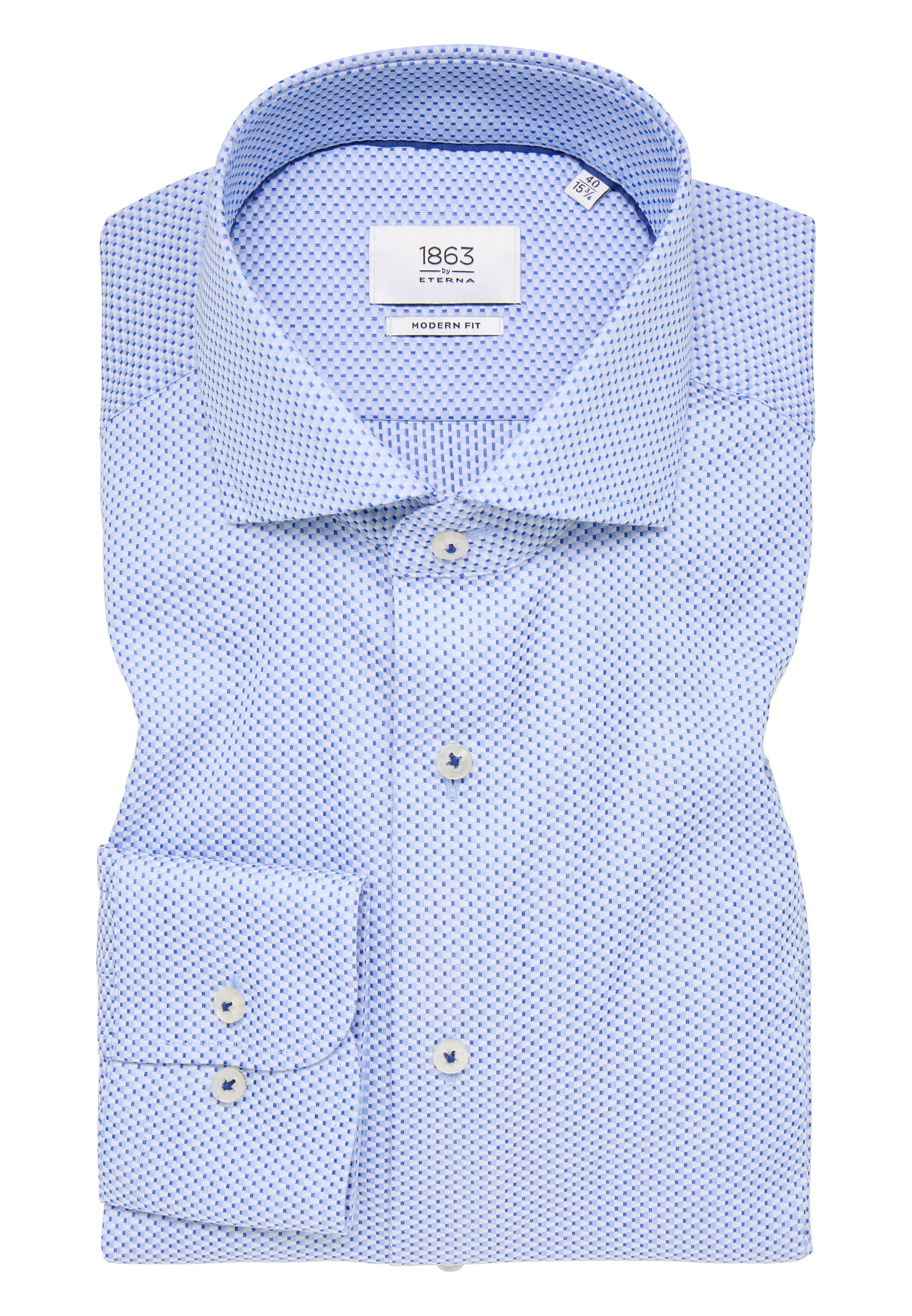 Eterna Langarmhemd »MODERN FIT«, NON IRON (bügelfrei)