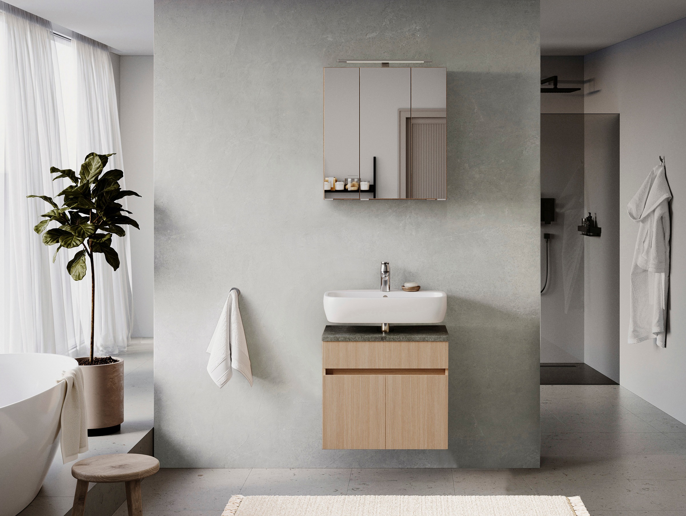 welltime Spiegelschrank »Eixo«
