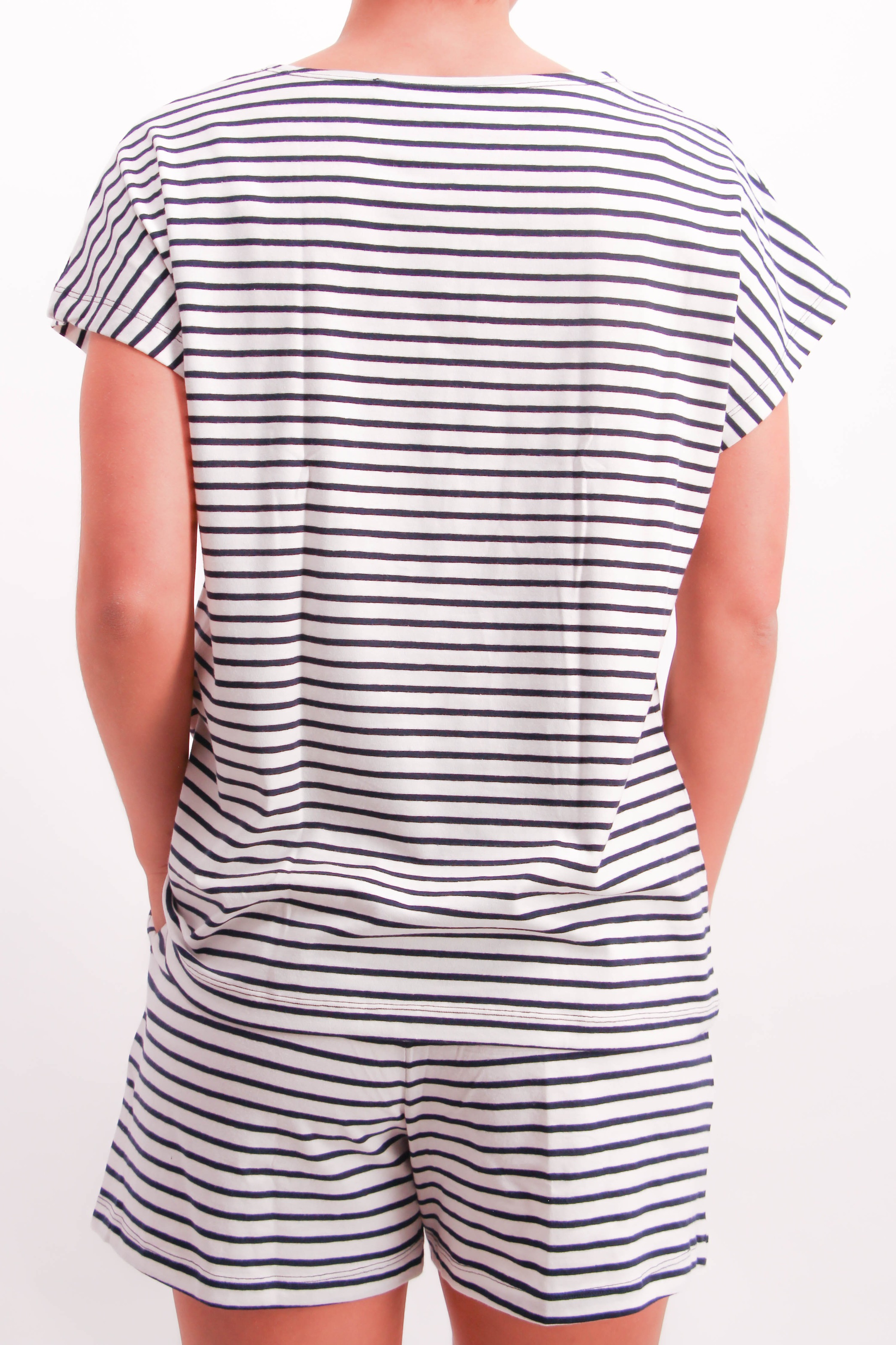 JOOP! T-Shirt »Cosy«, U-Boot-Ausschnitt, extrakurze Ärmel