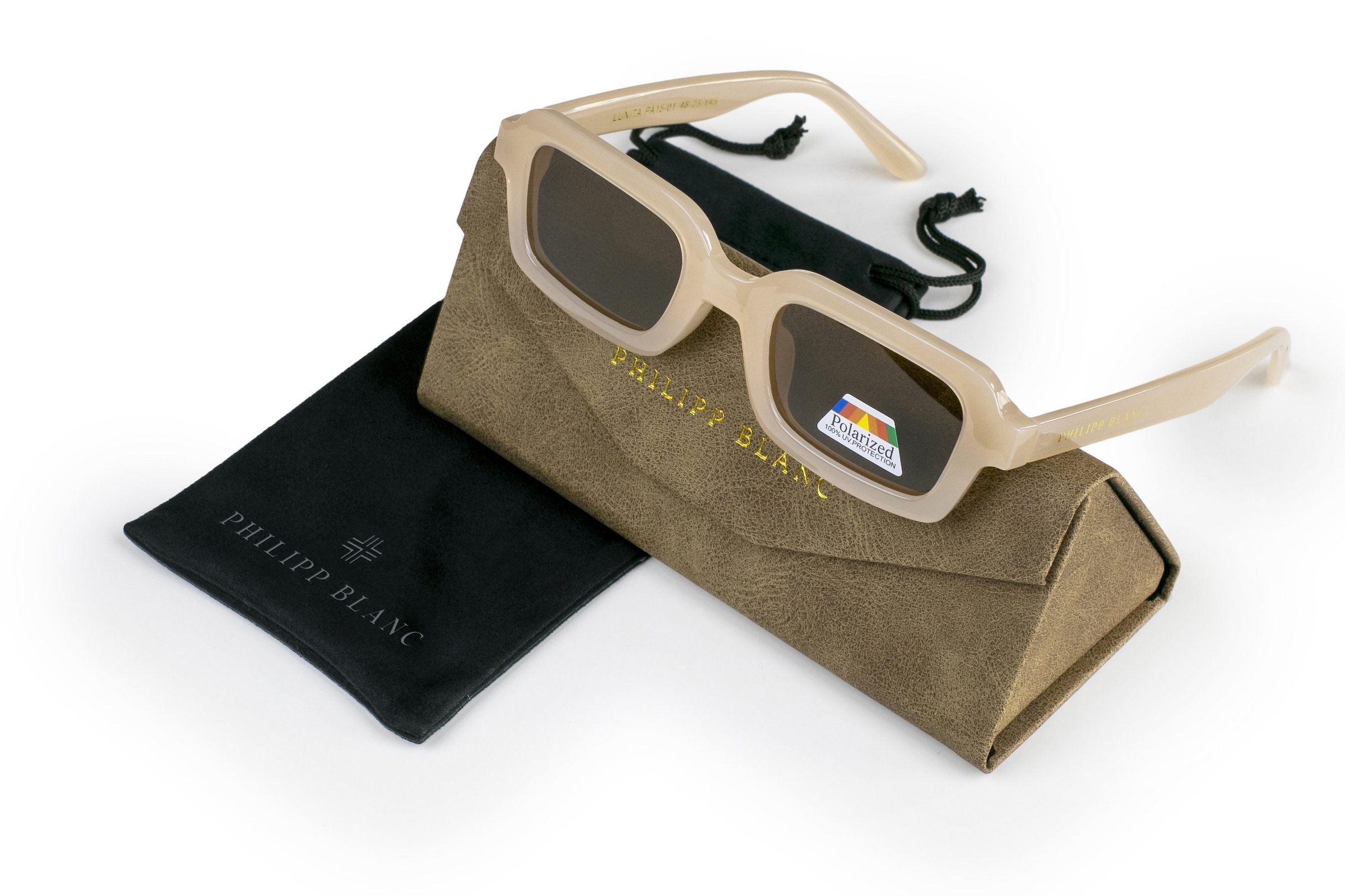 PHILIPP BLANC Sonnenbrille »PA15-01« Glas 0,74 mm, polarisierte Gläser, UV400, CAT3.0