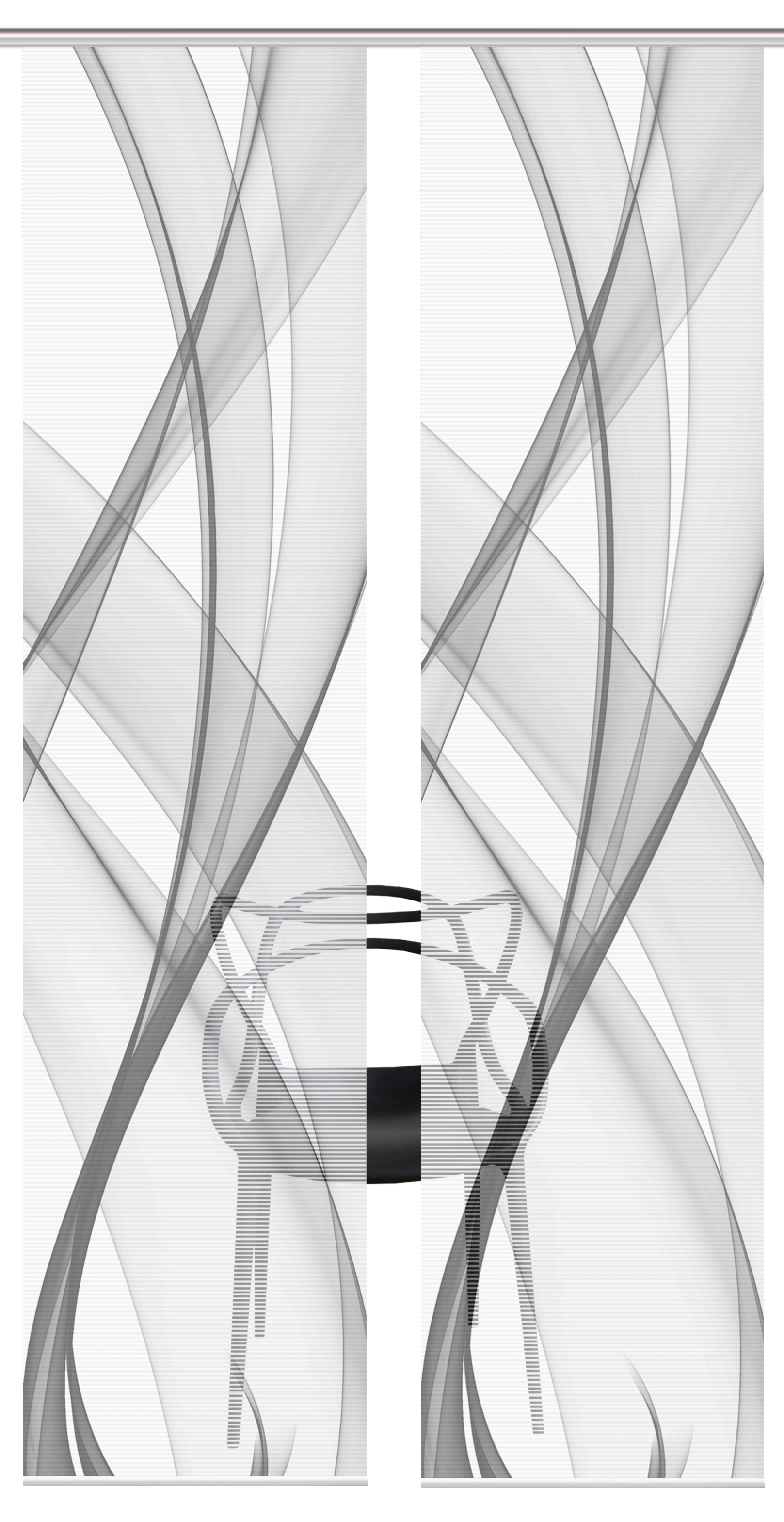 Vision Schiebegardine »PACOLIA« Paneelwagen 2 Stk. tlg. SET,SCHIEBEVORHANG,BAMBUS,DIGITALDRUCK