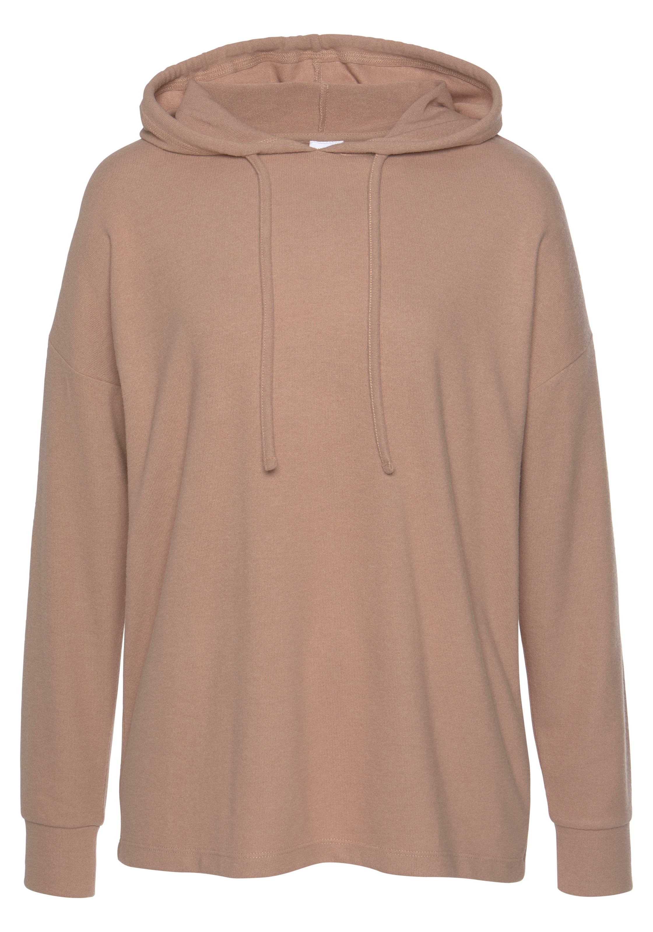 LASCANA Kapuzenpullover, Loungepullover in lässiger Form, Loungewear