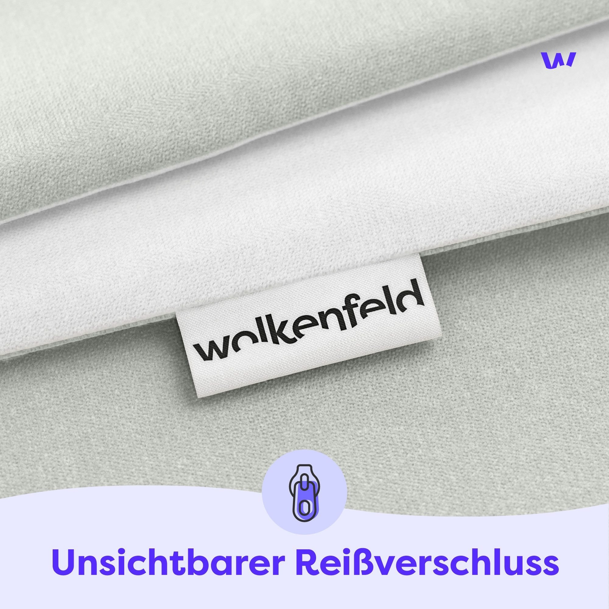 Wolkenfeld Bettwäsche »Wolkenfeld Bettwäsche Allergiker Bettwäsche, unfassbar weich«, 135x200 cm, 155x220 & Übergrößen I inkl. Kissenbezüge 80x80 I 2-farbig