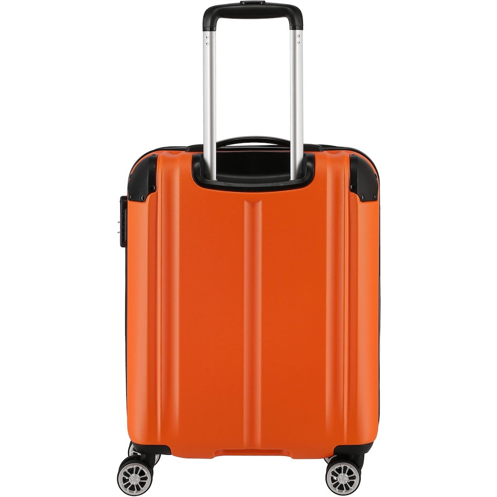 travelite Trolleyset »City, orange«, (3 tlg.)