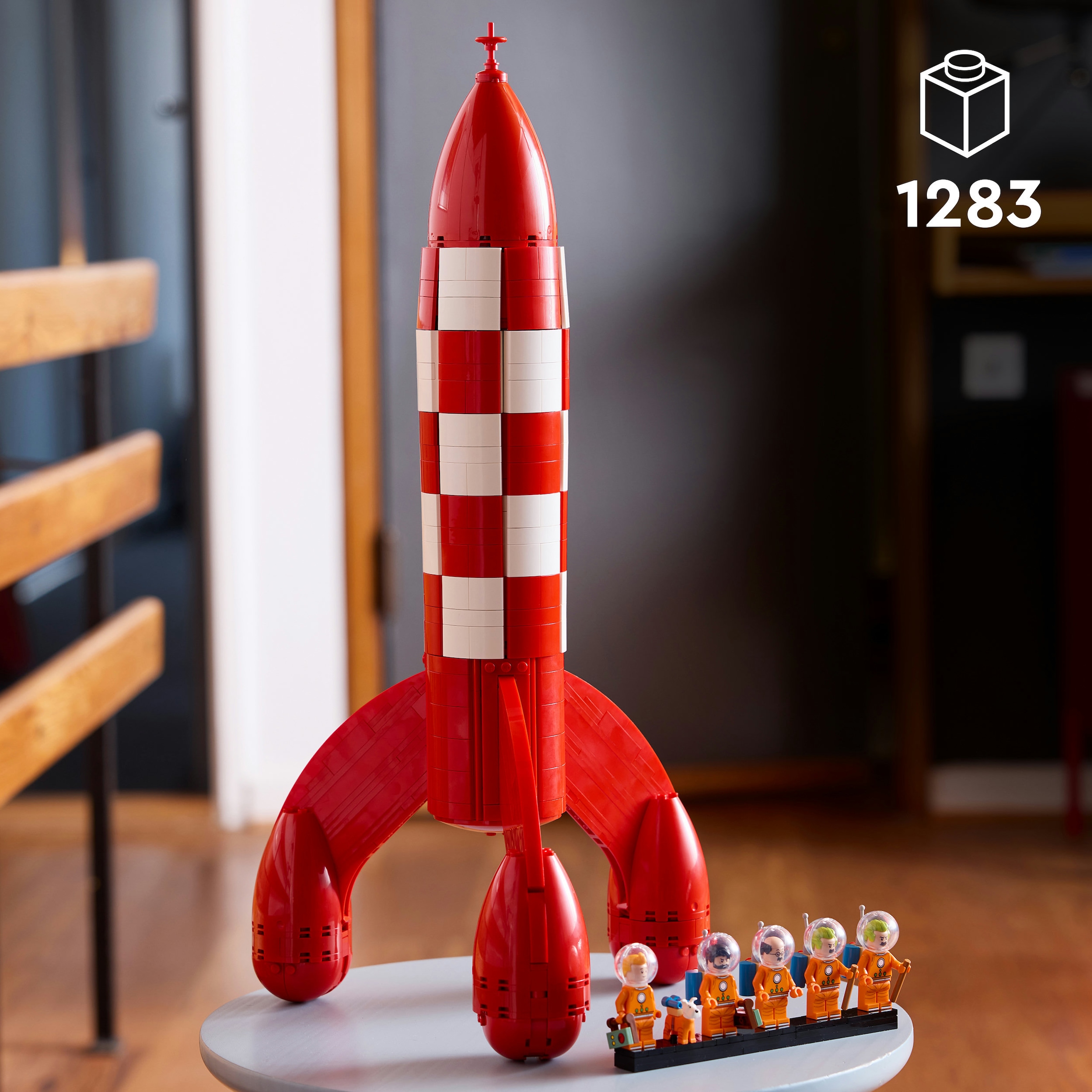 LEGO® Konstruktionsspielsteine »Die Mondrakete von Tim und Struppi (21367), LEGO Ideas« Made in Europe