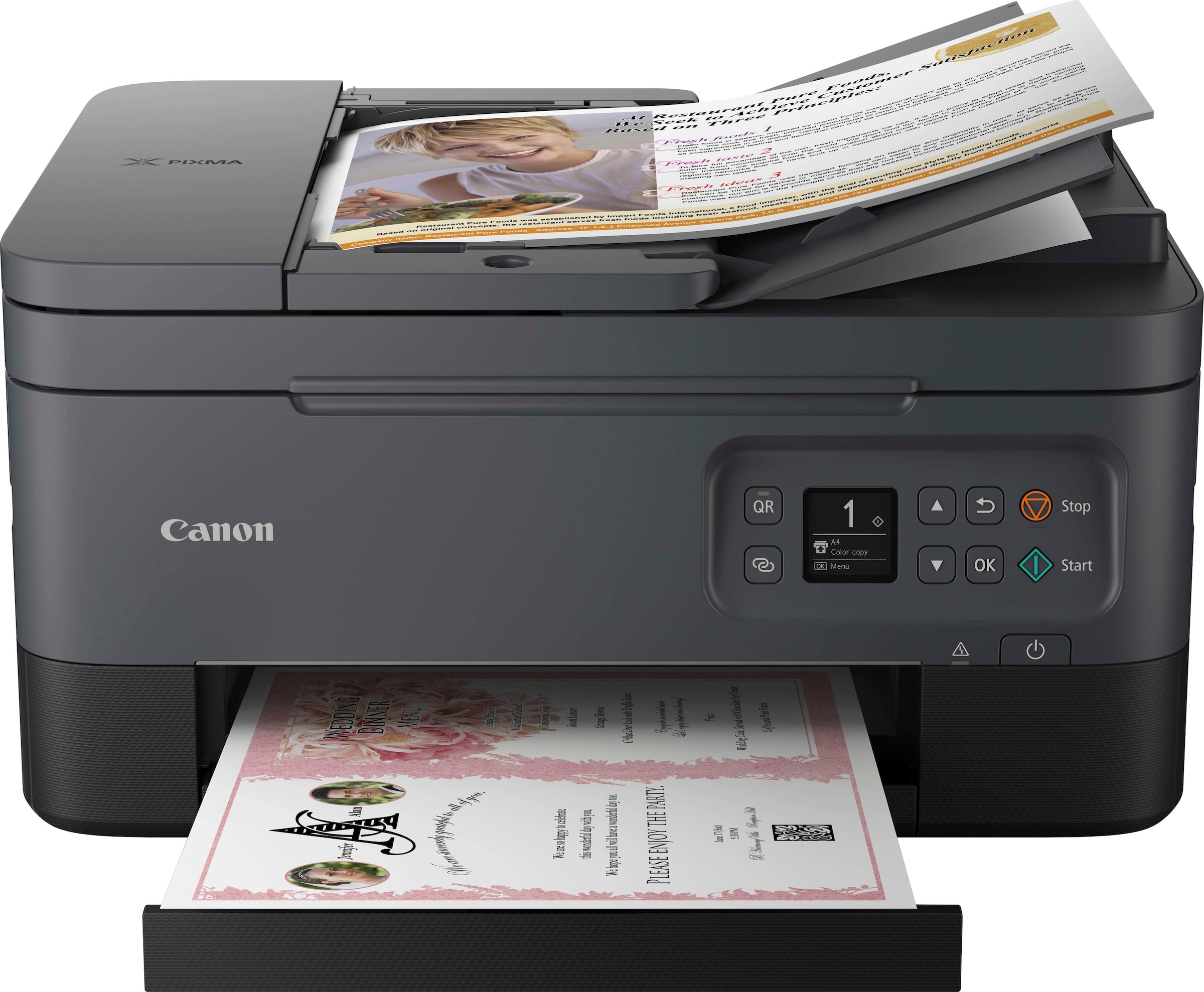 Canon PIXMA TS8350a - Multifunktionsdrucker Tintenstrahl WLAN Airprint -  schwarz