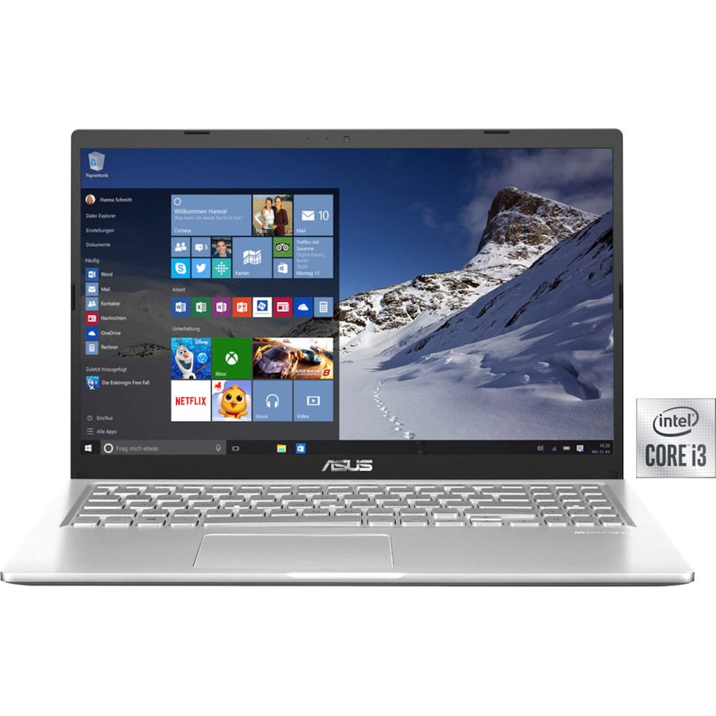 Asus Notebook »Vivobook 15 F515JA-EJ721T«, 39,6 cm, / 15,6 Zoll, Intel, Core i3, UHD Graphics, 512 GB SSD