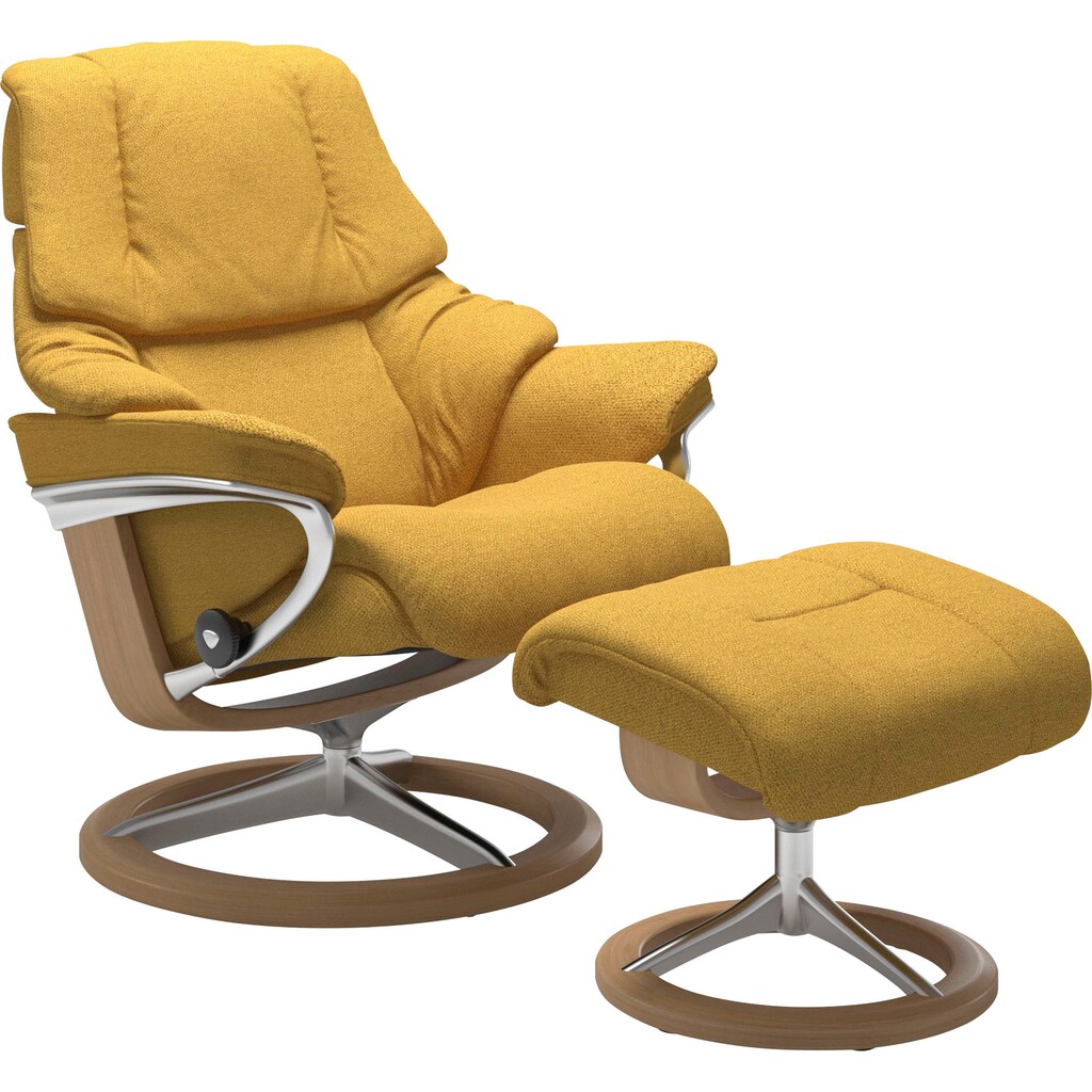 Stressless® Relaxsessel »Reno«, (Set, Relaxsessel mit Hocker)