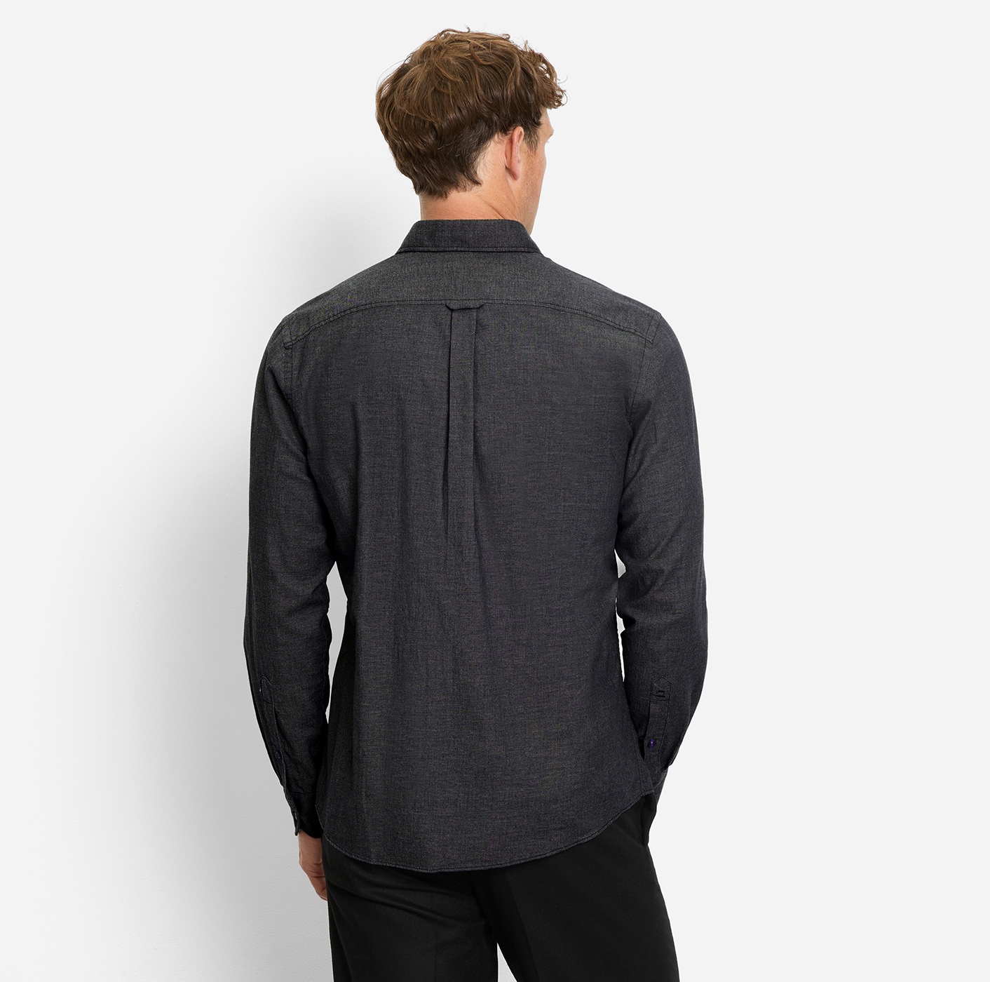 OLYMP Langarmhemd Button-down-Kragen, regular fit, casual