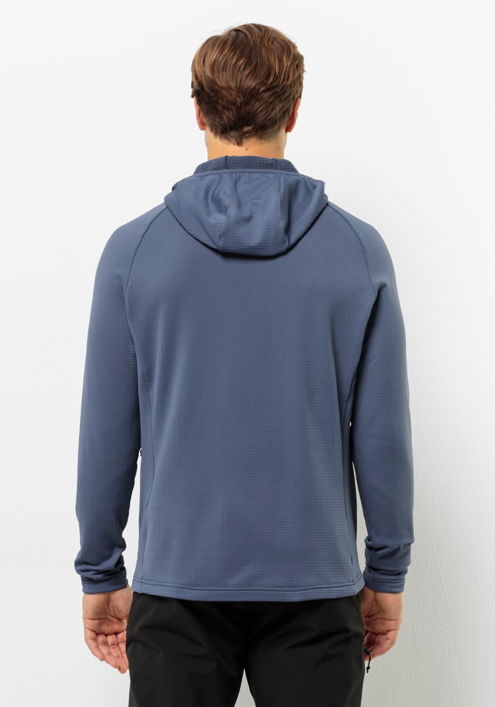 Jack Wolfskin Fleecejacke »KOLBENBERG HOODED FZ M«, mit Kapuze