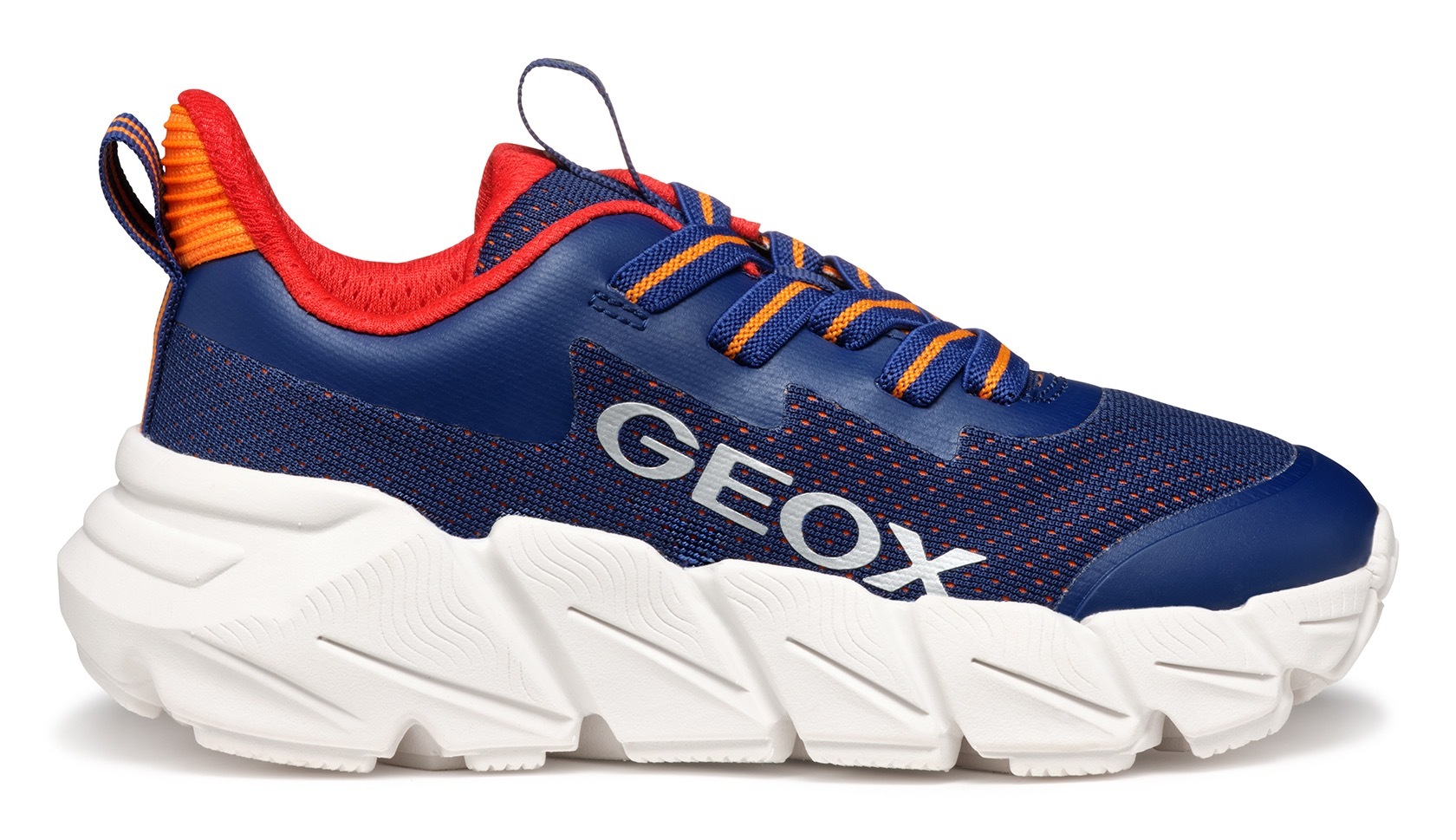 Geox Sneaker »J FLEXYPER FAST BOY«, Chunky Sneaker, Laufschuh, Sportschuh mit praktischem Gummizug