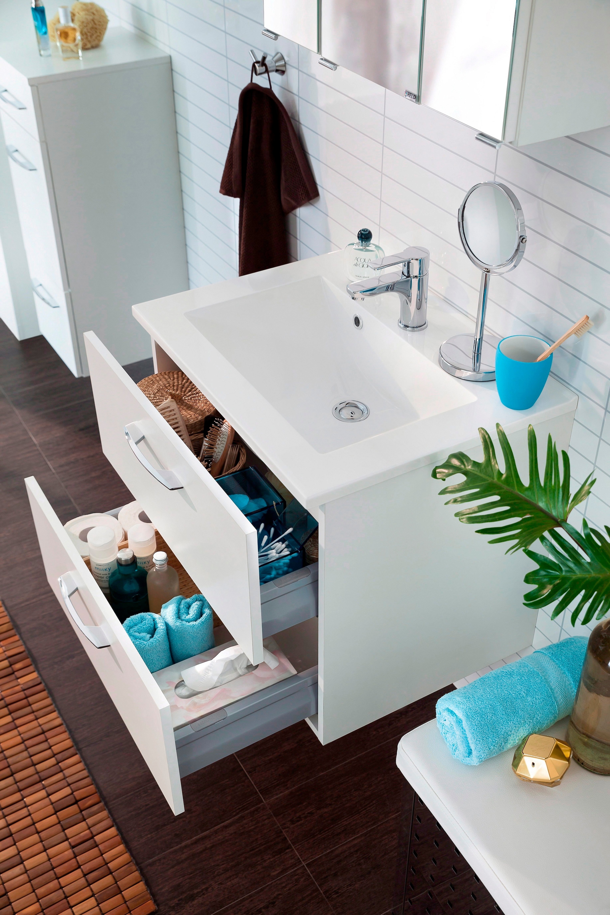 welltime Waschtisch »Portofino« mit Soft-Close-Funktion