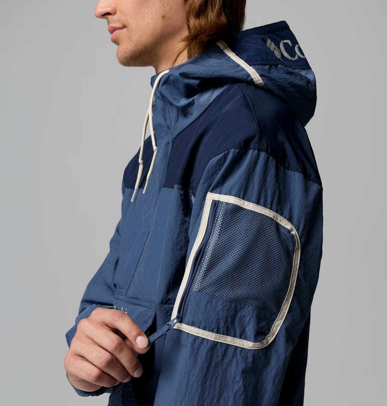 Columbia Windbreaker leichte Übergangsjacke, für Wandern und Trekking, mit Langarm