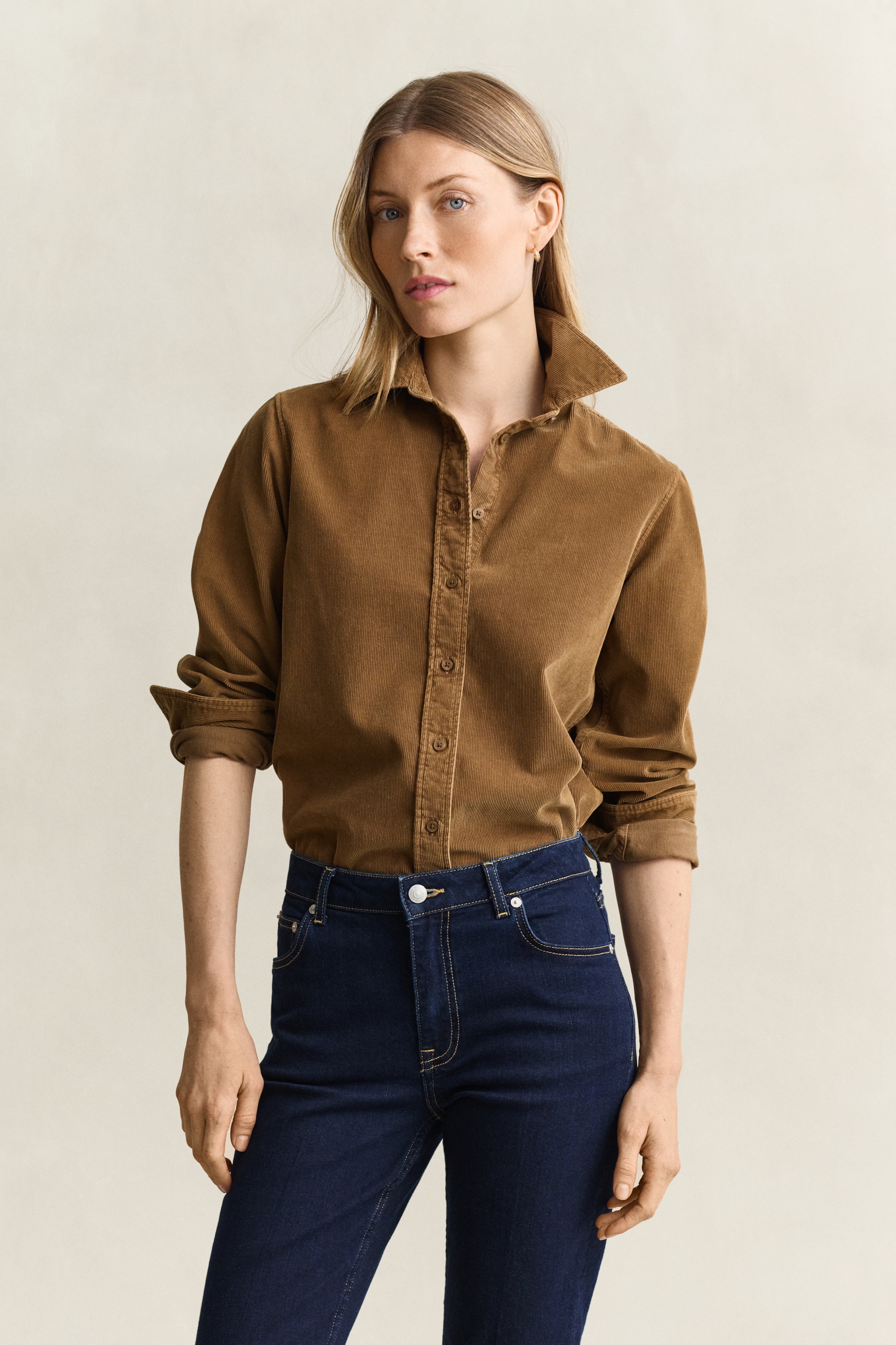 Gant Langarmbluse »REGULAR CORDROY«