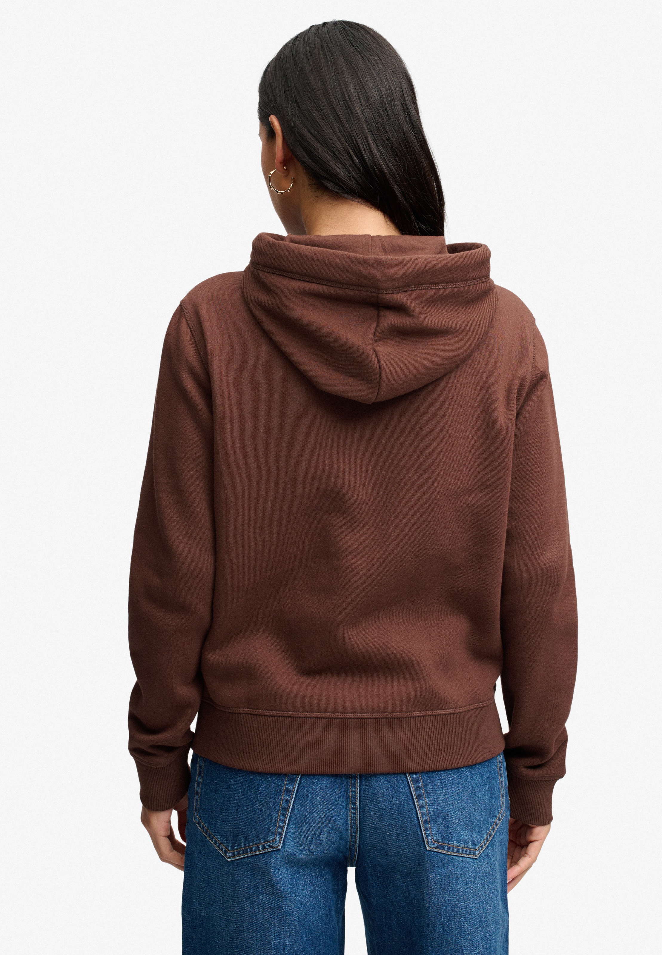 Superdry Kapuzensweatshirt »SIGNATURE EMB HOOD«, Baumwollmischung, relaxed fit
