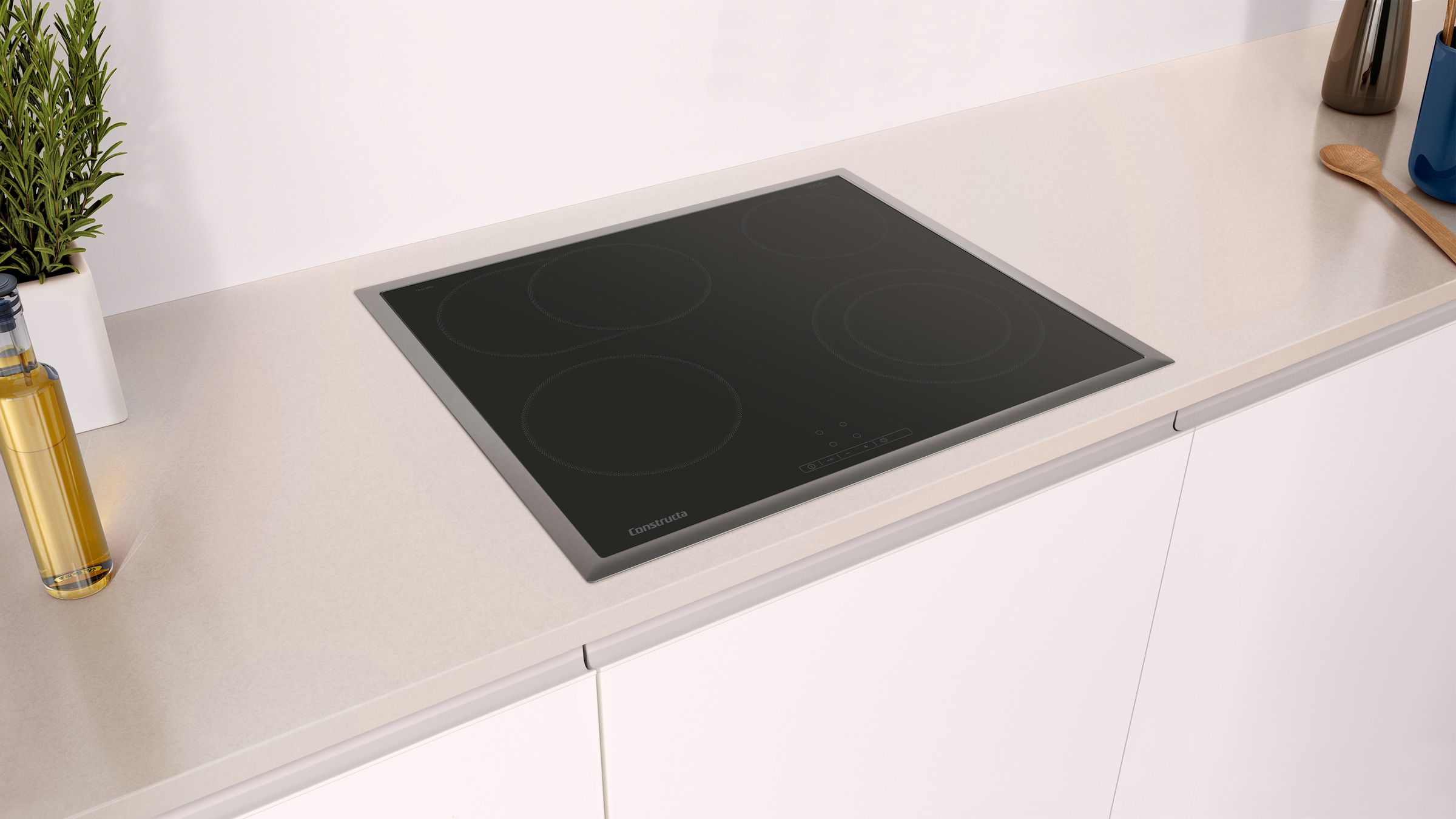 Constructa Backofen-Set »CF3M61053«, mit Teleskopauszug nachrüstbar, Hydrolyse