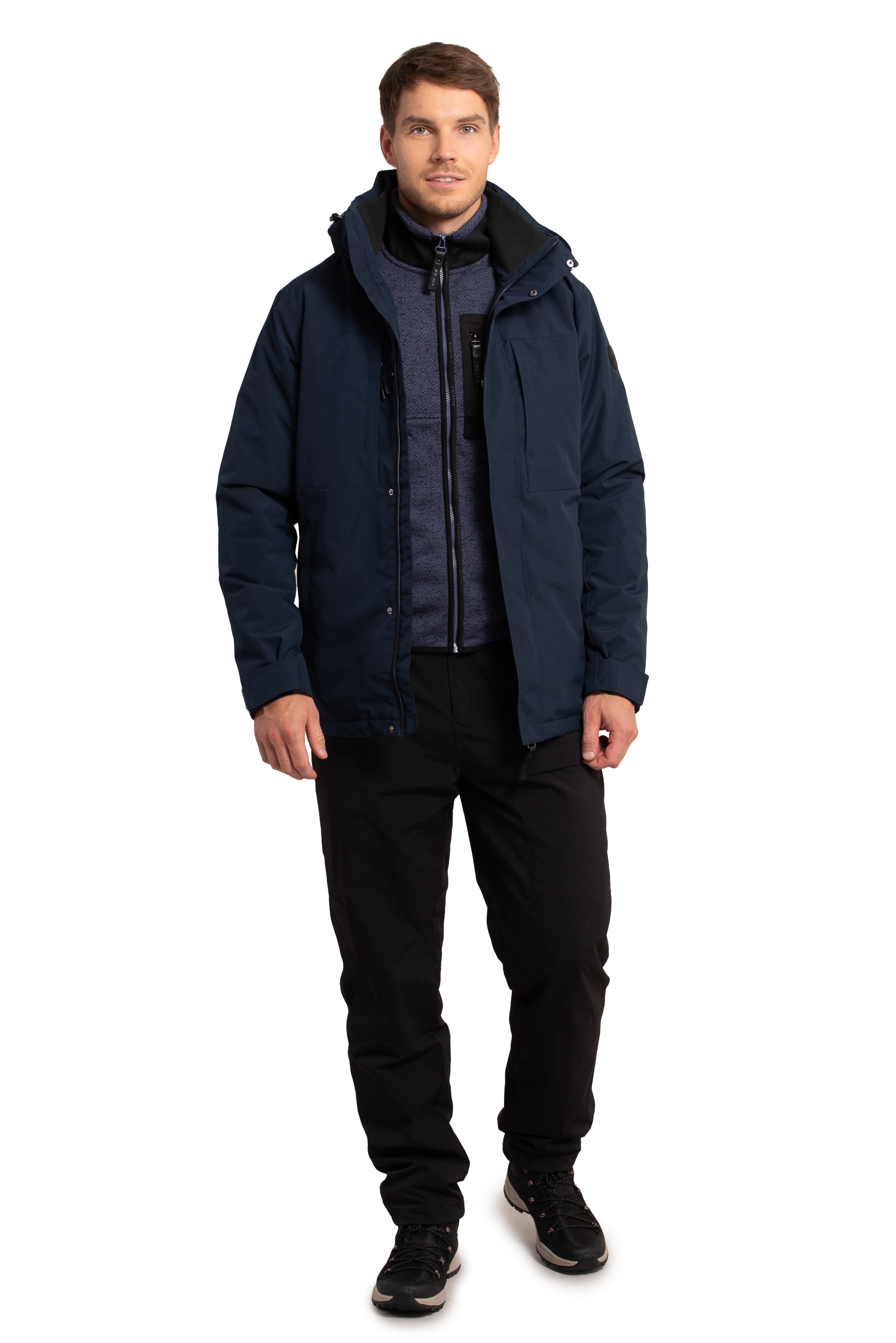 Icepeak Funktionsjacke »ICEPEAK ALSTON«, mit Kapuze, mit Logoschriftzügen an der Kapuzenkordel