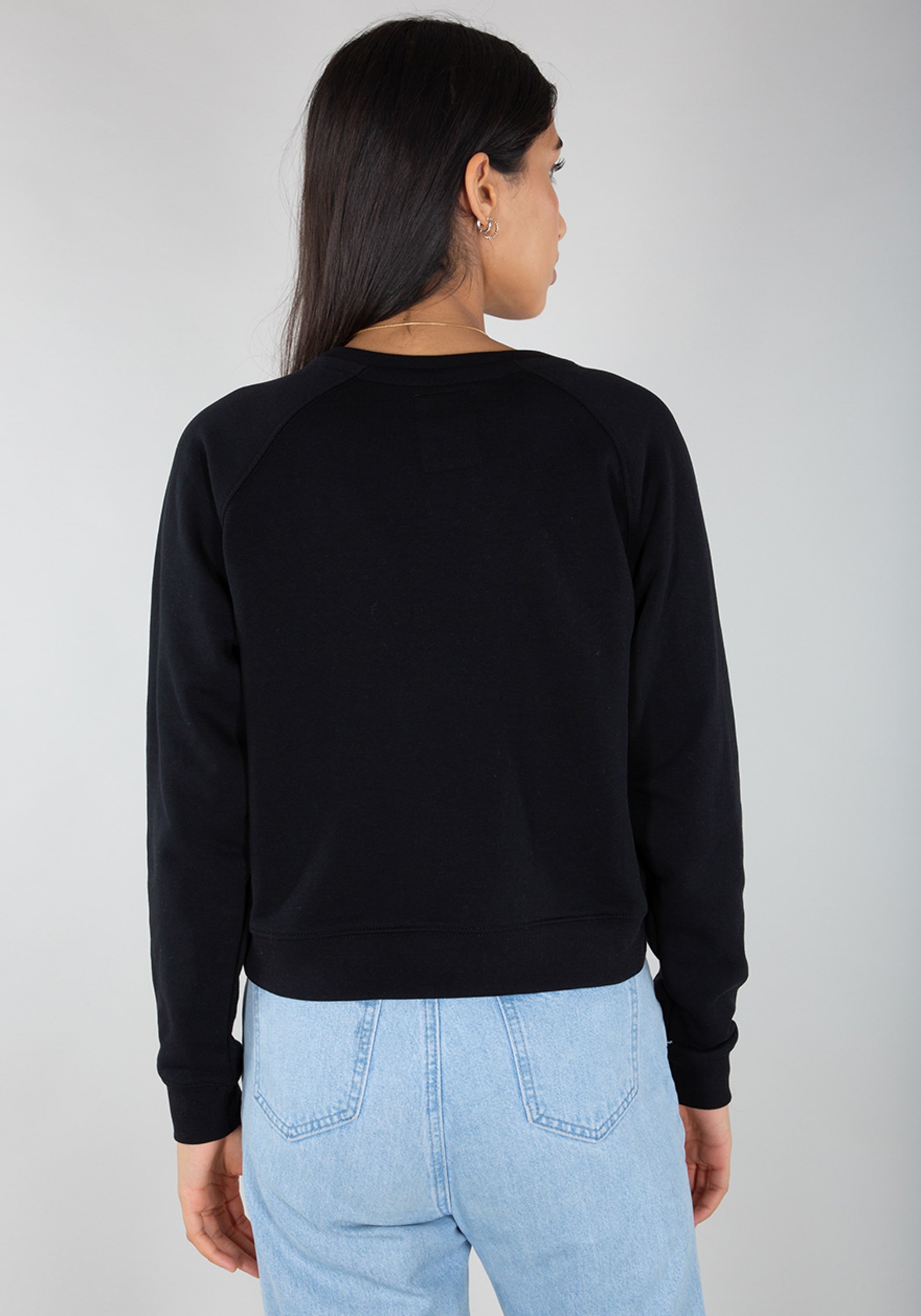 Alpha Industries Sweater »ALPHA INDUSTRIES Women - Sweatshirts Basic Boxy Sweater Wmn«