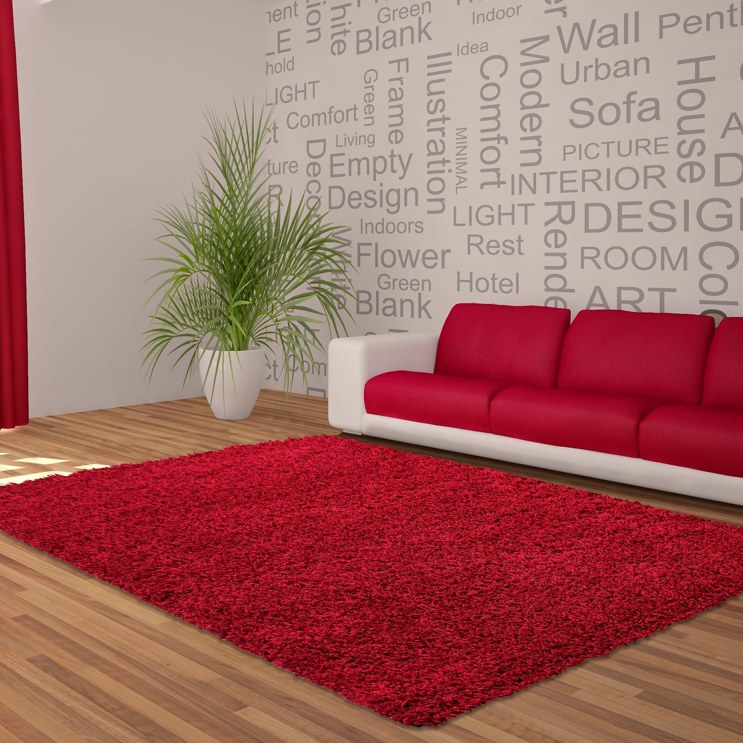 Ayyildiz Teppiche Hochflor-Teppich »Dream Shaggy«, rechteckig, 50 mm Höhe, Wohnzimmer