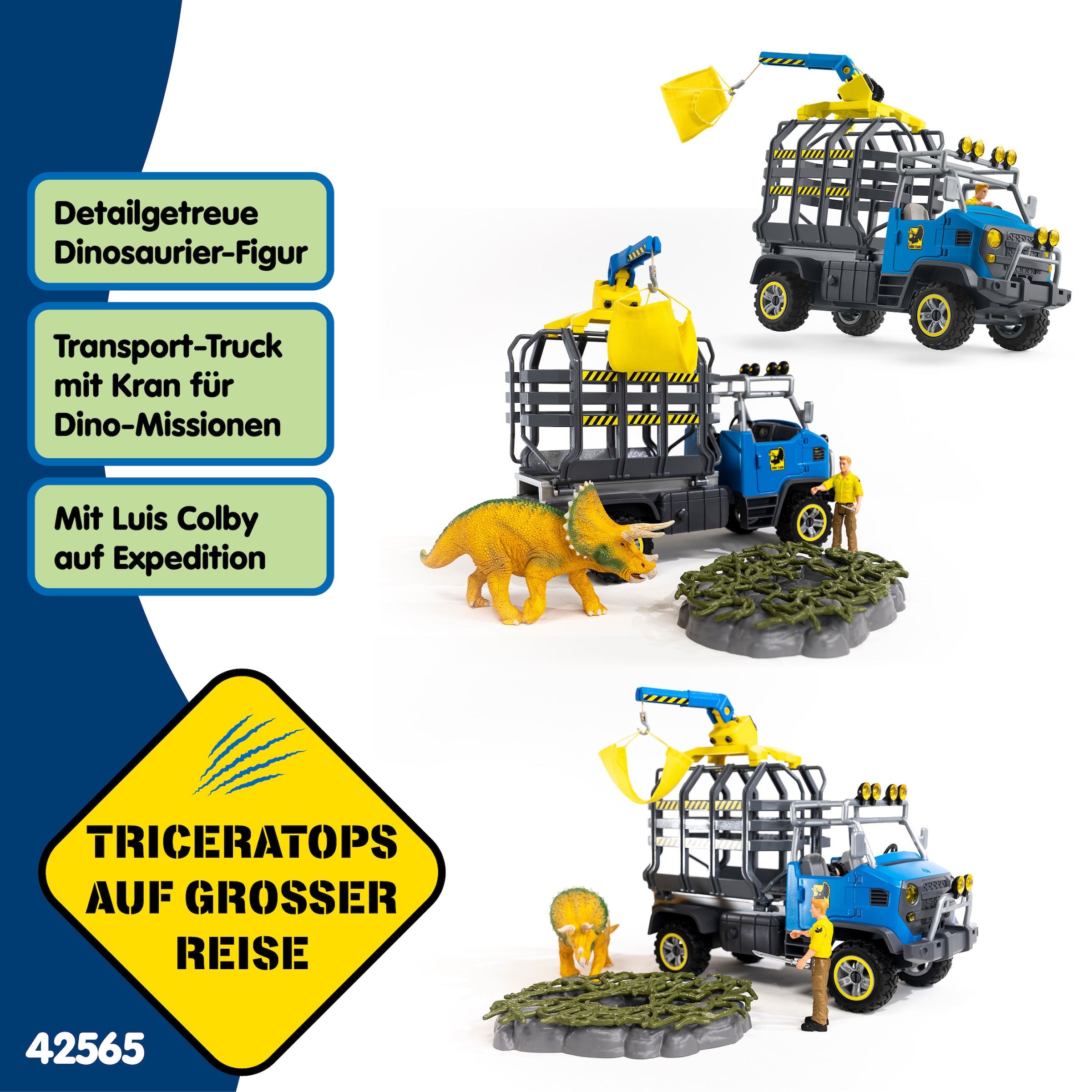 Schleich® Spielwelt »DINOSAURS, Dinosaurier Truck Mission (42565)«