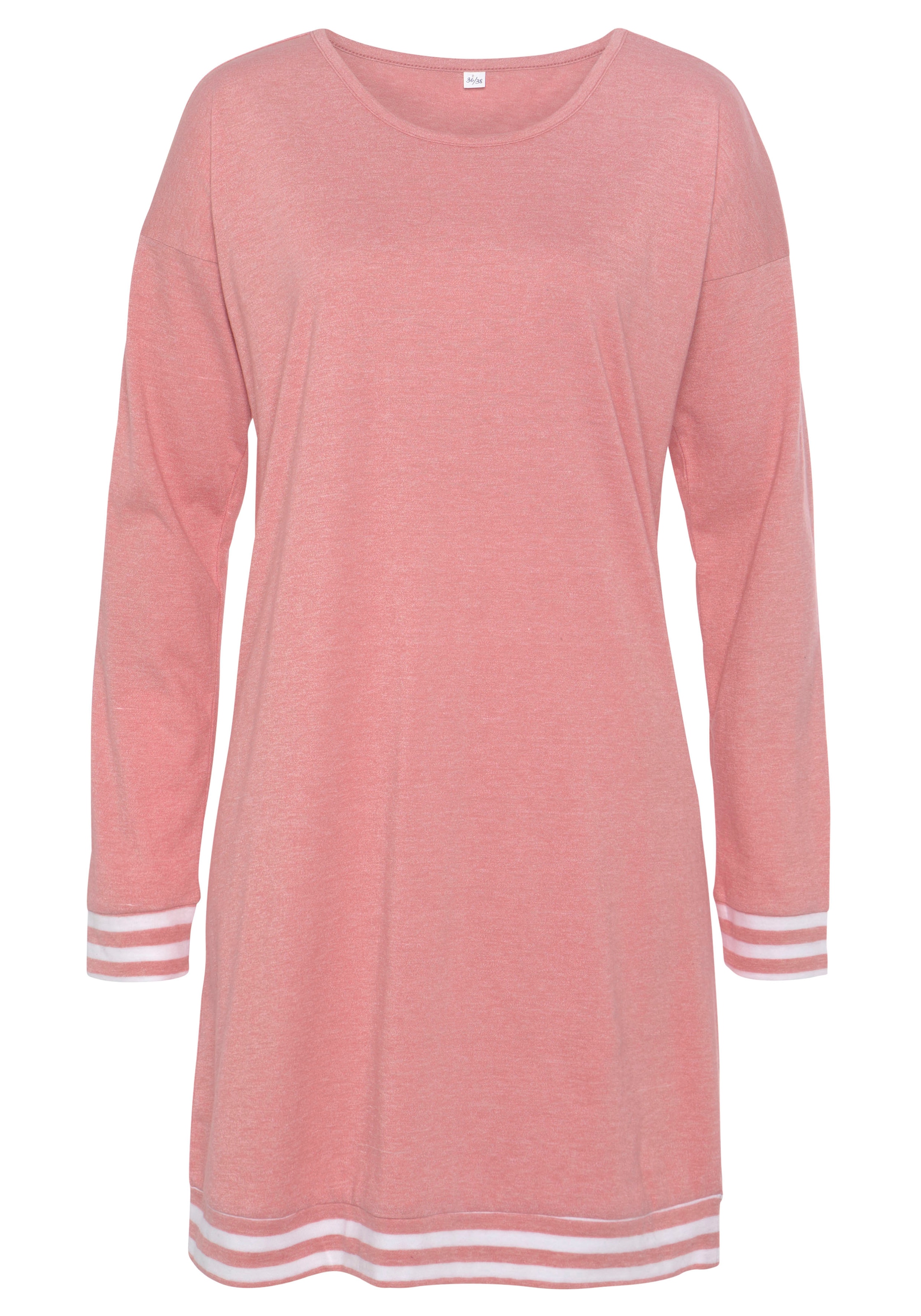 Vivance Dreams Sleepshirt, mit Streifen-Details