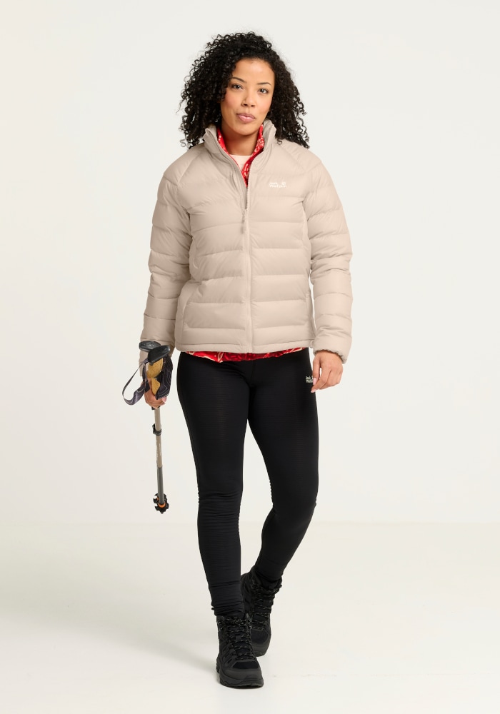 Jack Wolfskin Daunenjacke »WILD PASS DOWN JKT W RDS« Daunenjacke, warm, wind- und wasserabweisend