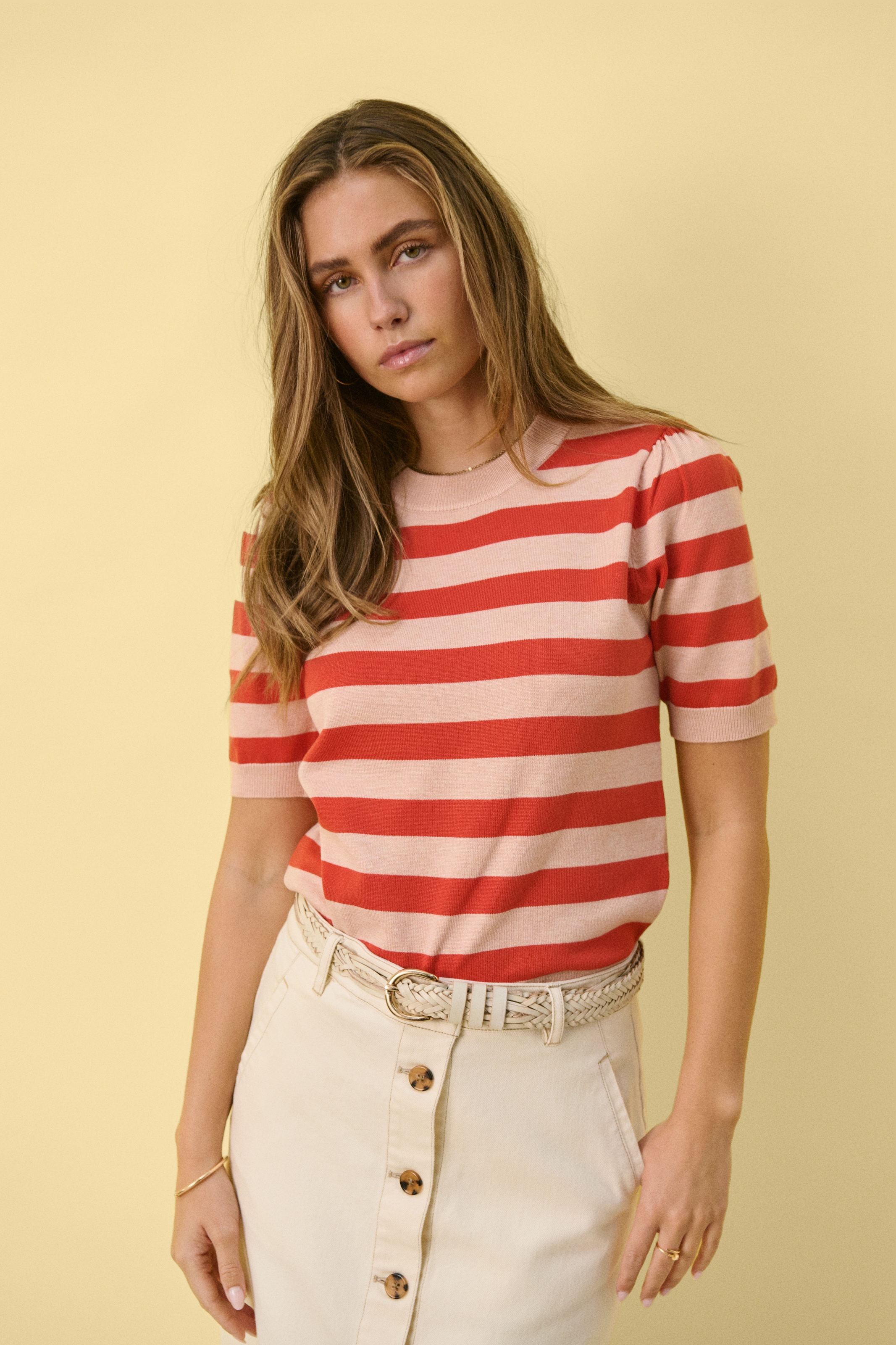 Saint Tropez Strickpullover »MilaSZ SS Block Stripe Pullover«