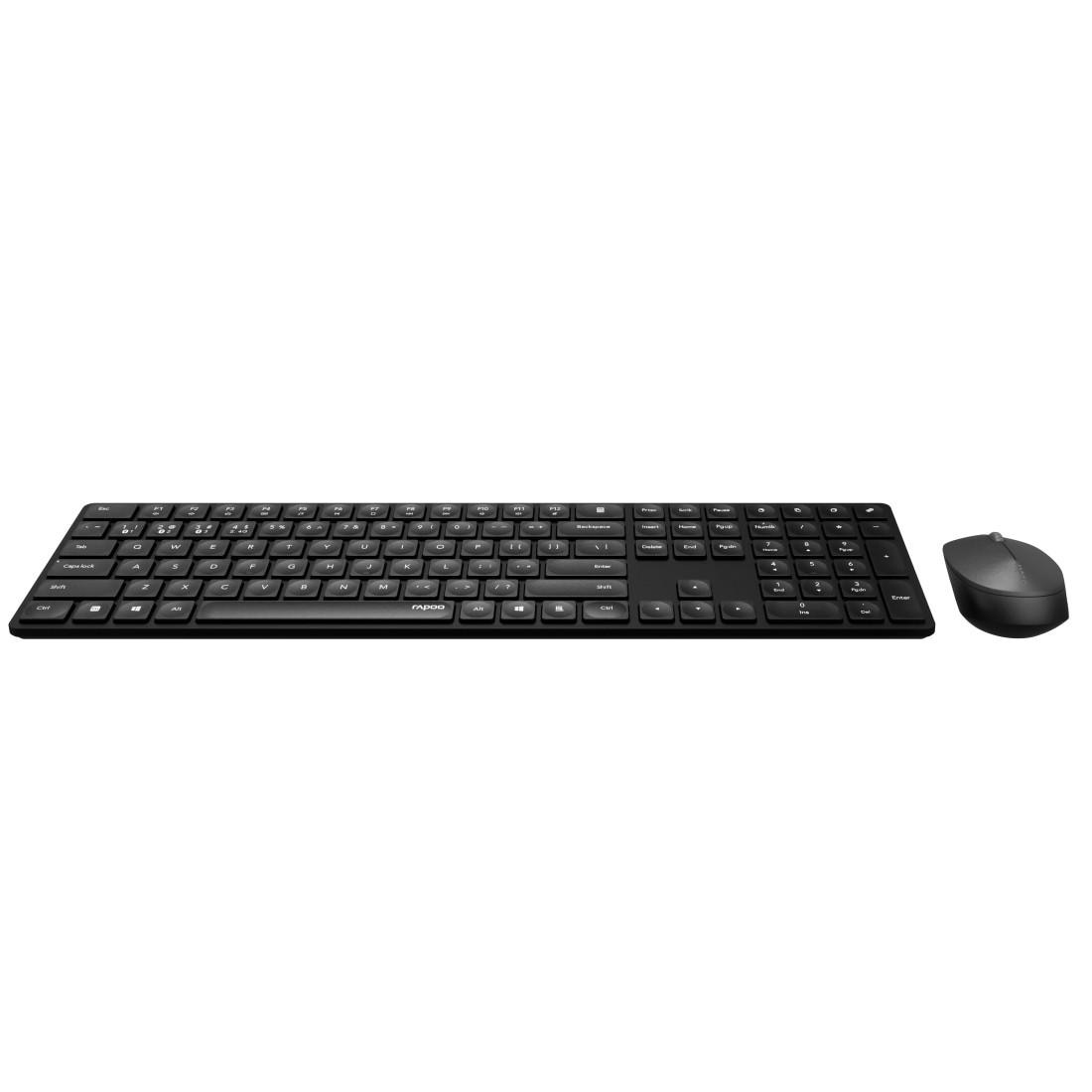 Rapoo Tastatur- und Maus-Set »8020M, Kabelloses Multi-Mode-Deskset, QWERTZ«, 2.4 GHz
