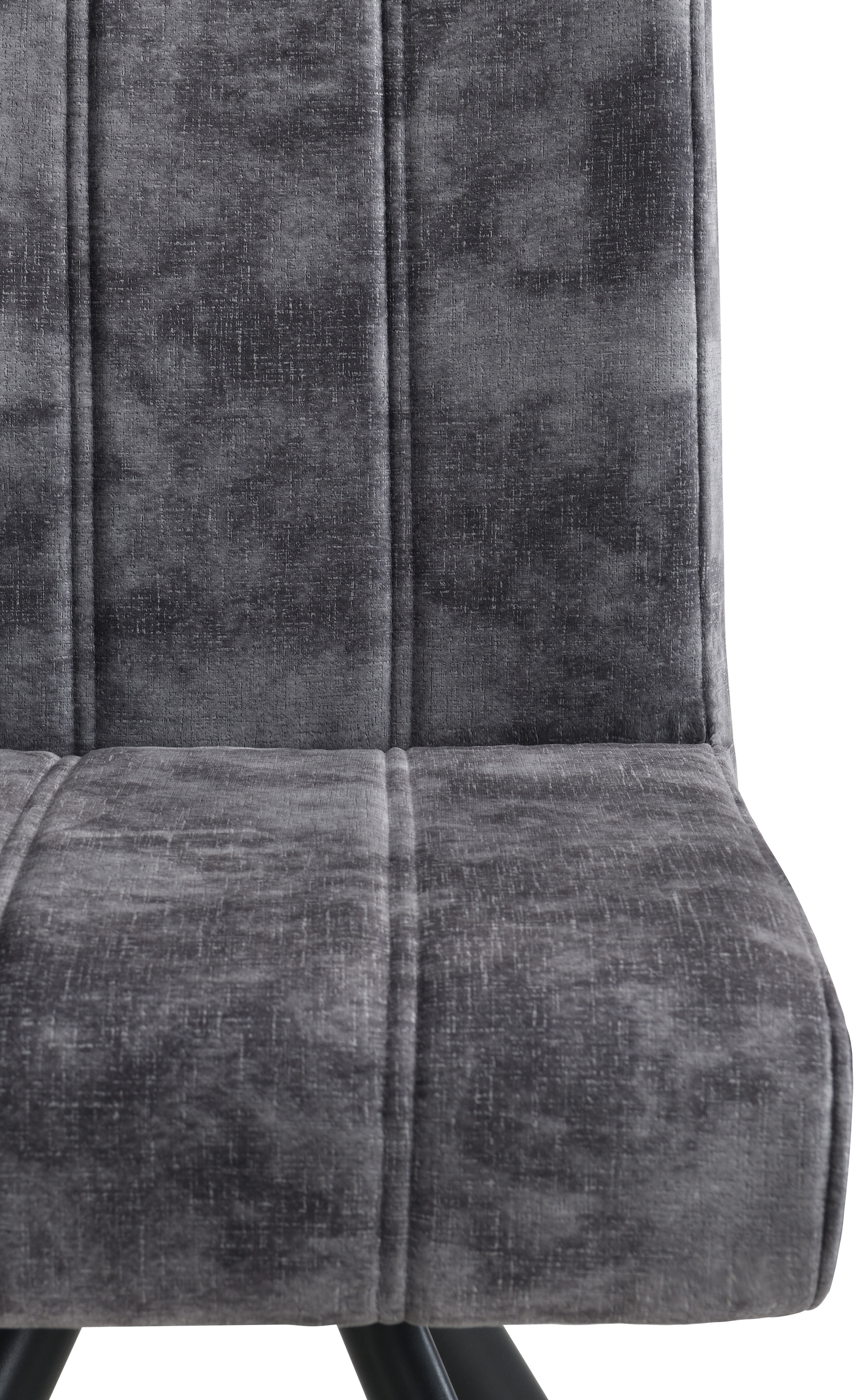 HELA Drehstuhl »PORTO« (Set) 1 Stk.4-Fuß, 360° drehbar, Federkorb, Vintage Velvet Optik, mit Griff