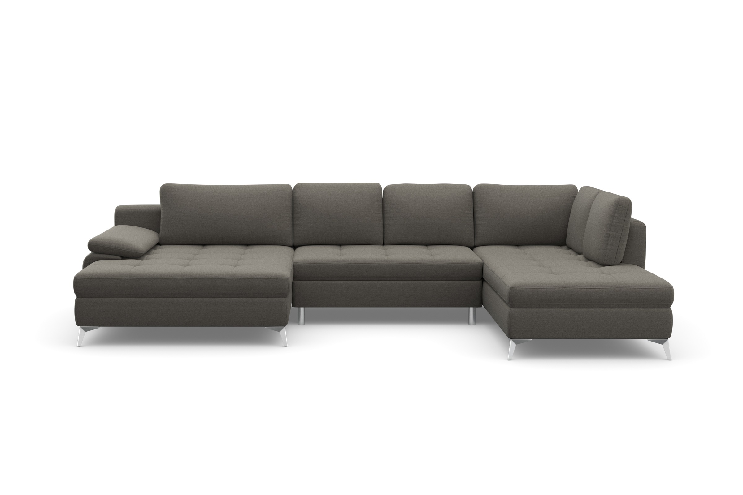 sit&more Wohnlandschaft »Latigo U-Form«, mit Mega-Recamiere, wahlweise mit Bettfunktion und Bettkasten
