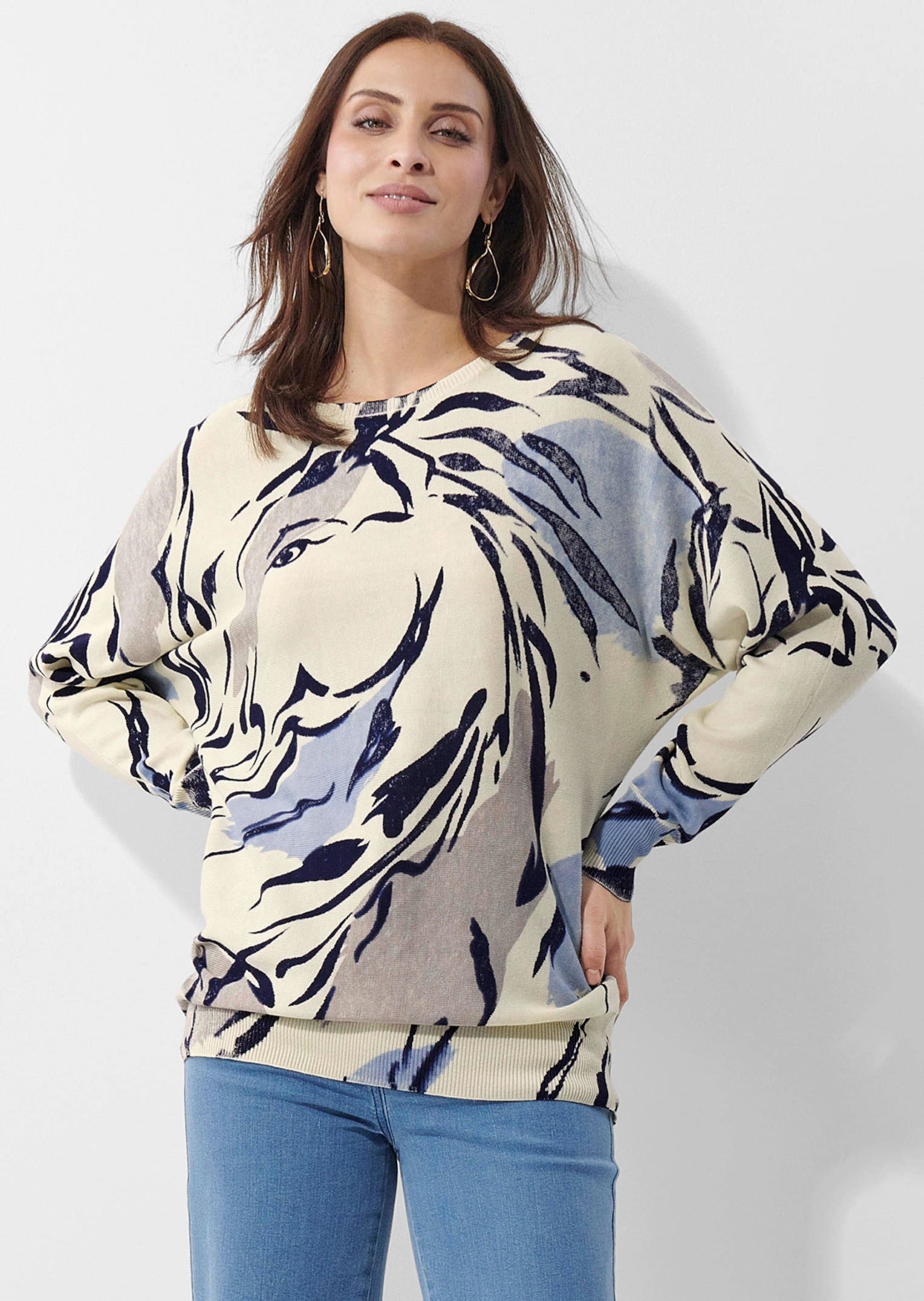 Alba Moda Longpullover »Pullover Pullover«