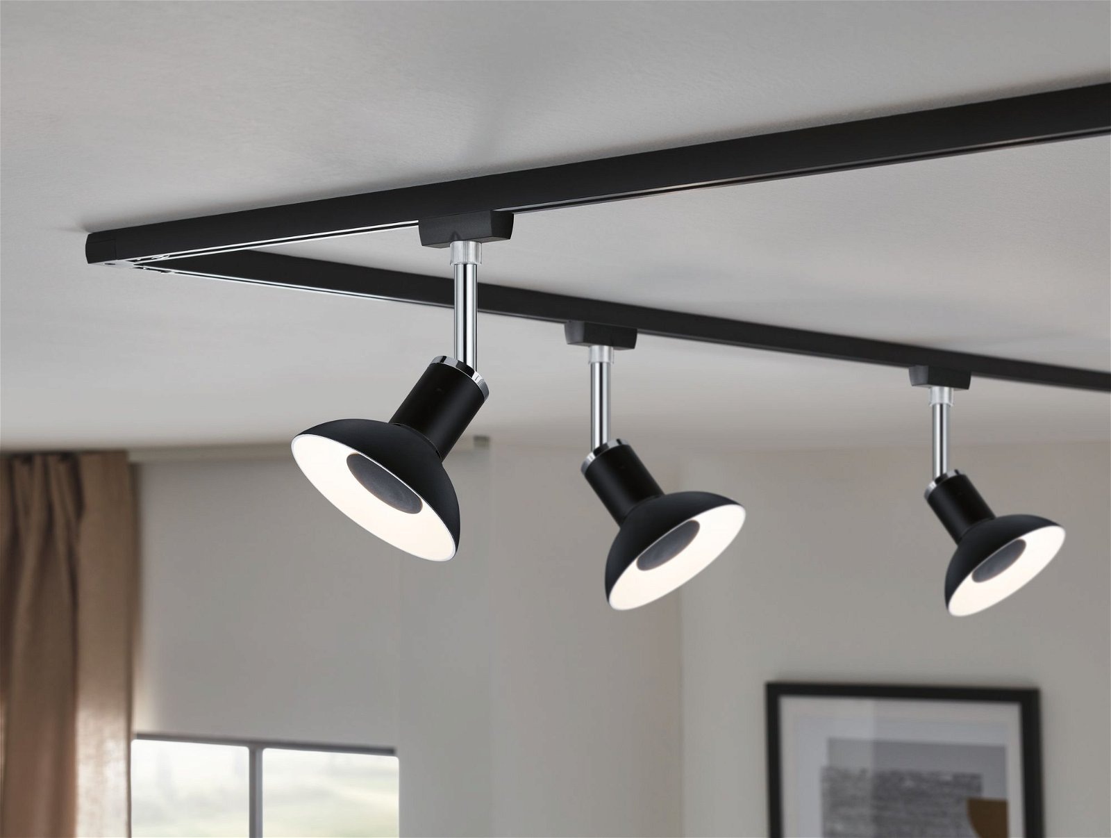 Paulmann LED-Leuchtmittel »360lm 4,9W schwarz/weiß 230V«, 1 St., Warmweiß