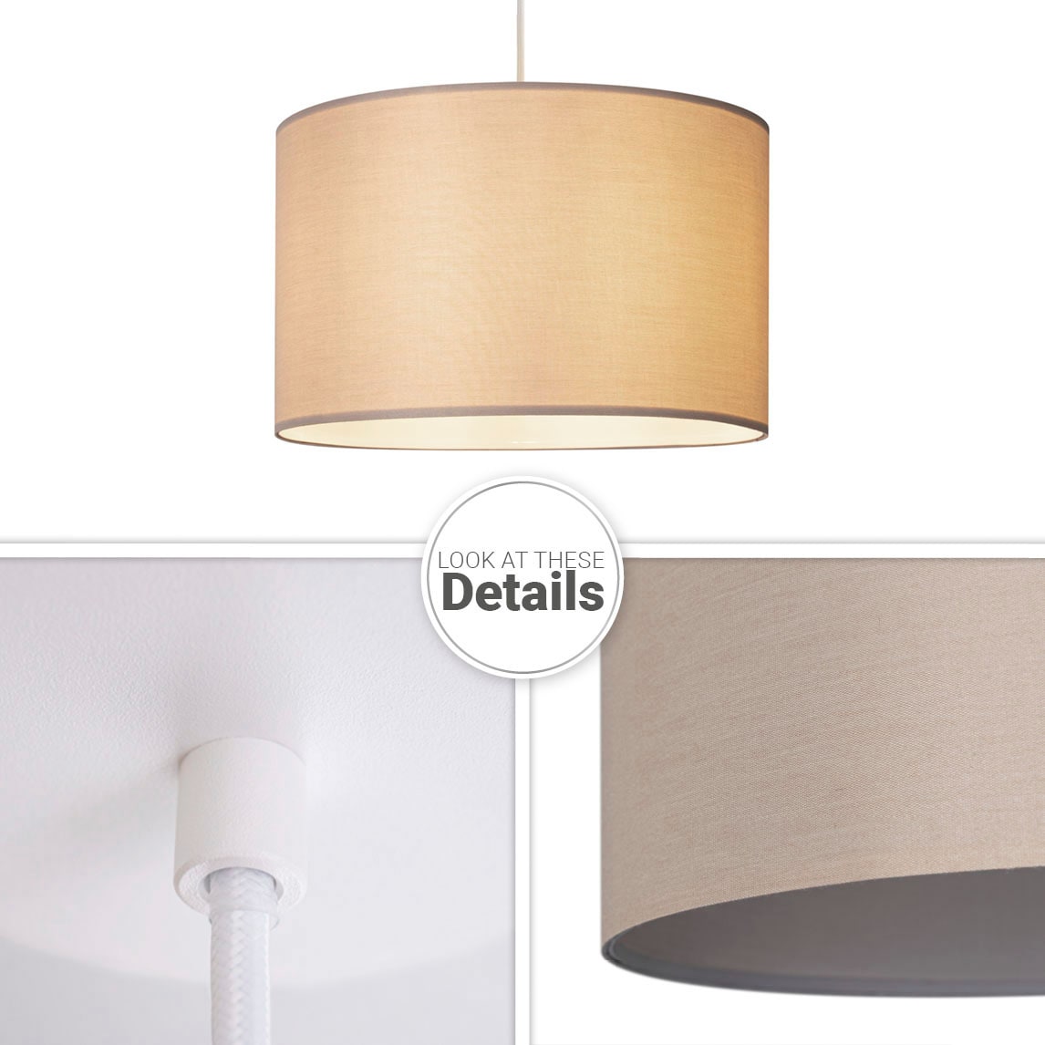 Paco Home Pendelleuchte »HUGO UNI COLOR« E27 Deckenlampe LED  Wohnzimmer Und Schlafzimmer, Unifarben, Deko E27