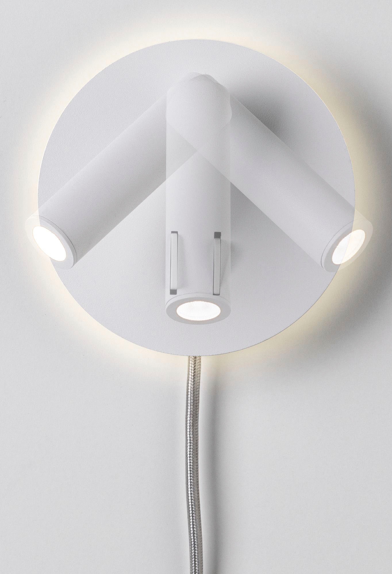 Paulmann LED Wandleuchte »Tabari 4 W/ 1,4 W Weiß/Chrom, Metall«, 1 flammig, Tabari 4 W/ 1,4 W Weiß/Chrom, Metall