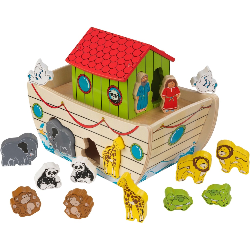KidKraft® Steckspielzeug »Holzspielzeug, Sortier-Arche Noah«