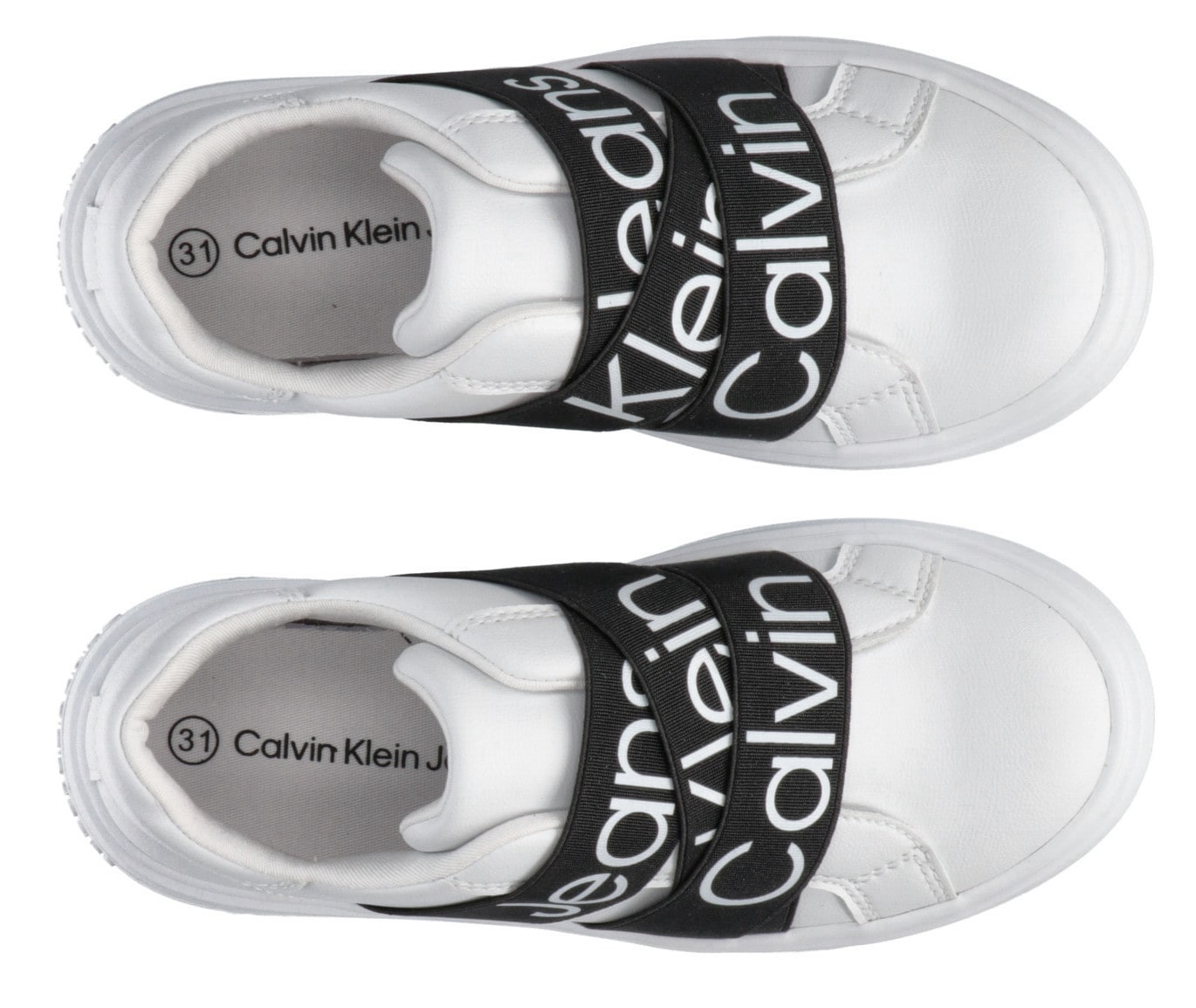 Calvin Klein Jeans Slip-On Sneaker »LOW CUT SNEAKER«, Gummizug mit Logoschriftzug