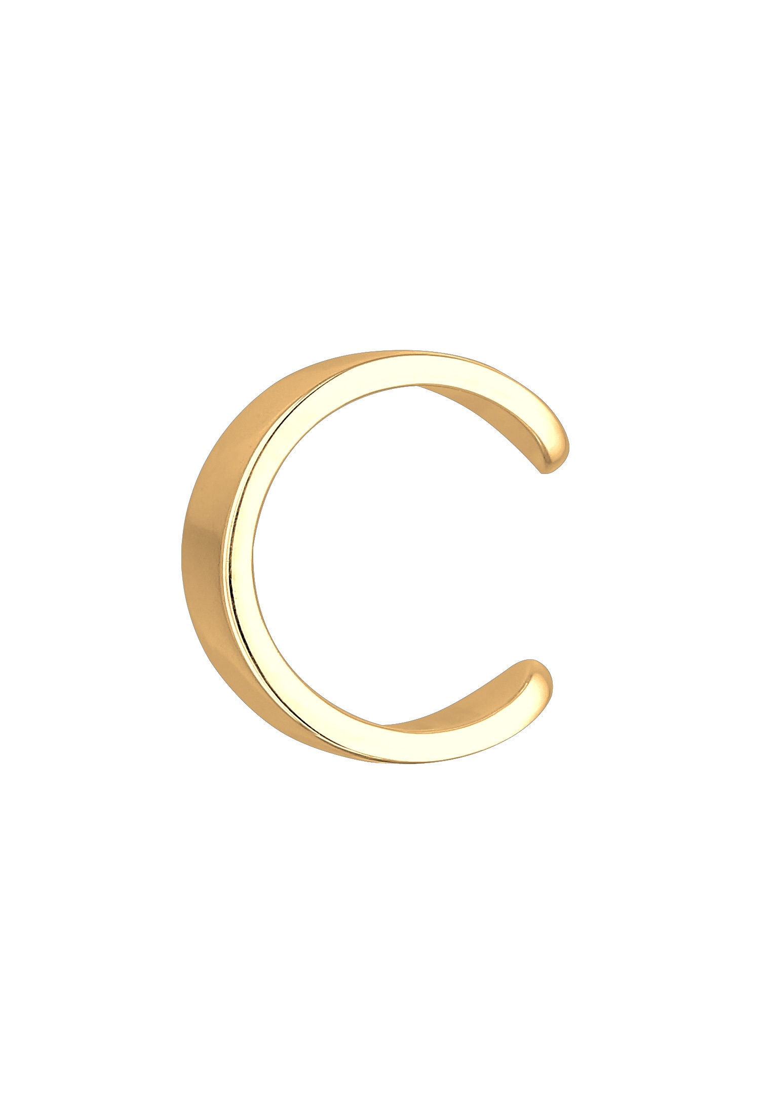 Kuzzoi Paar Ohrklemmen »Ohrringe Herren Single Earcuff Basic Glanz 925 Silber«