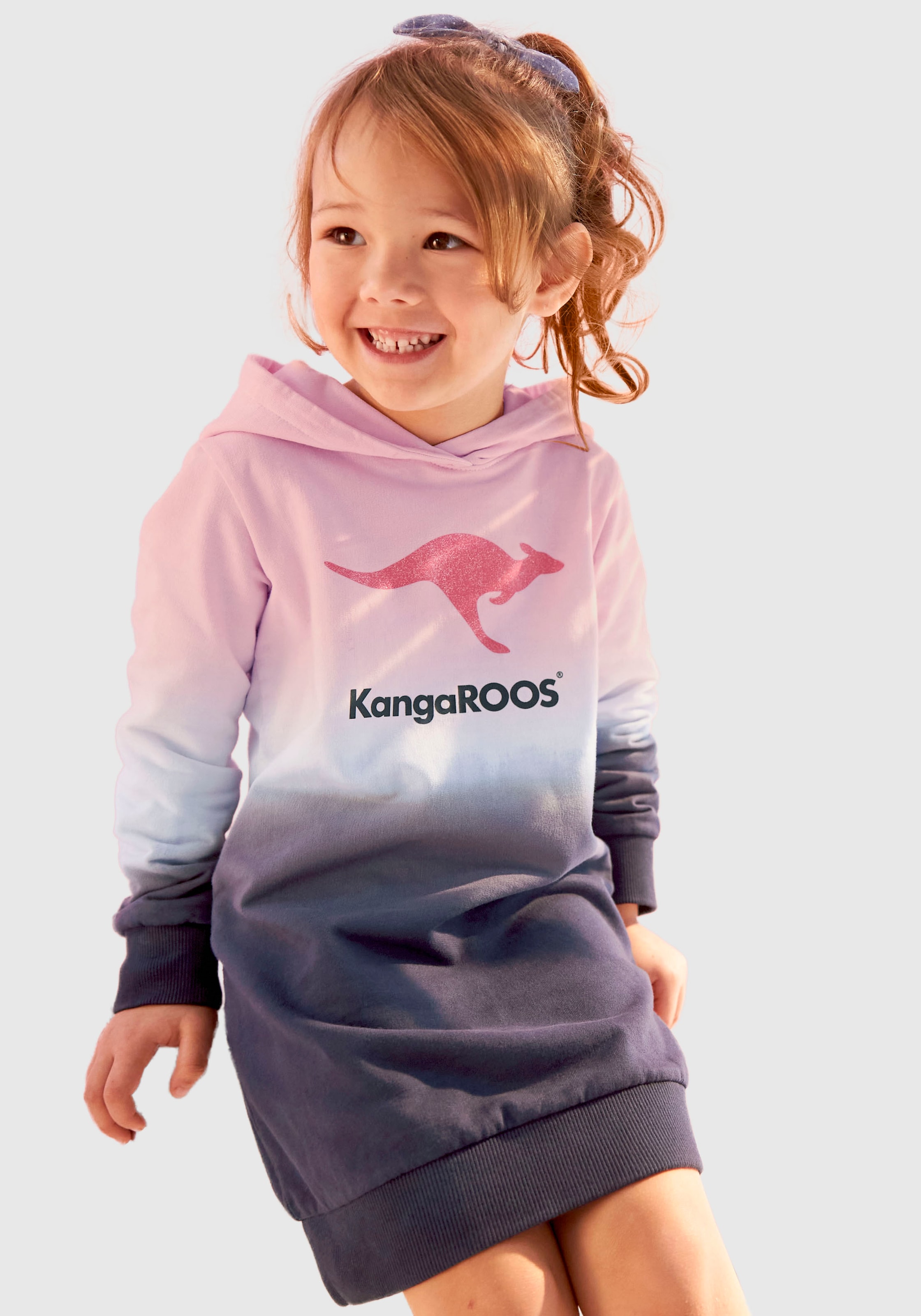 KangaROOS Sweatkleid »für kleine Mädchen«, im modischen Farbverlauf
