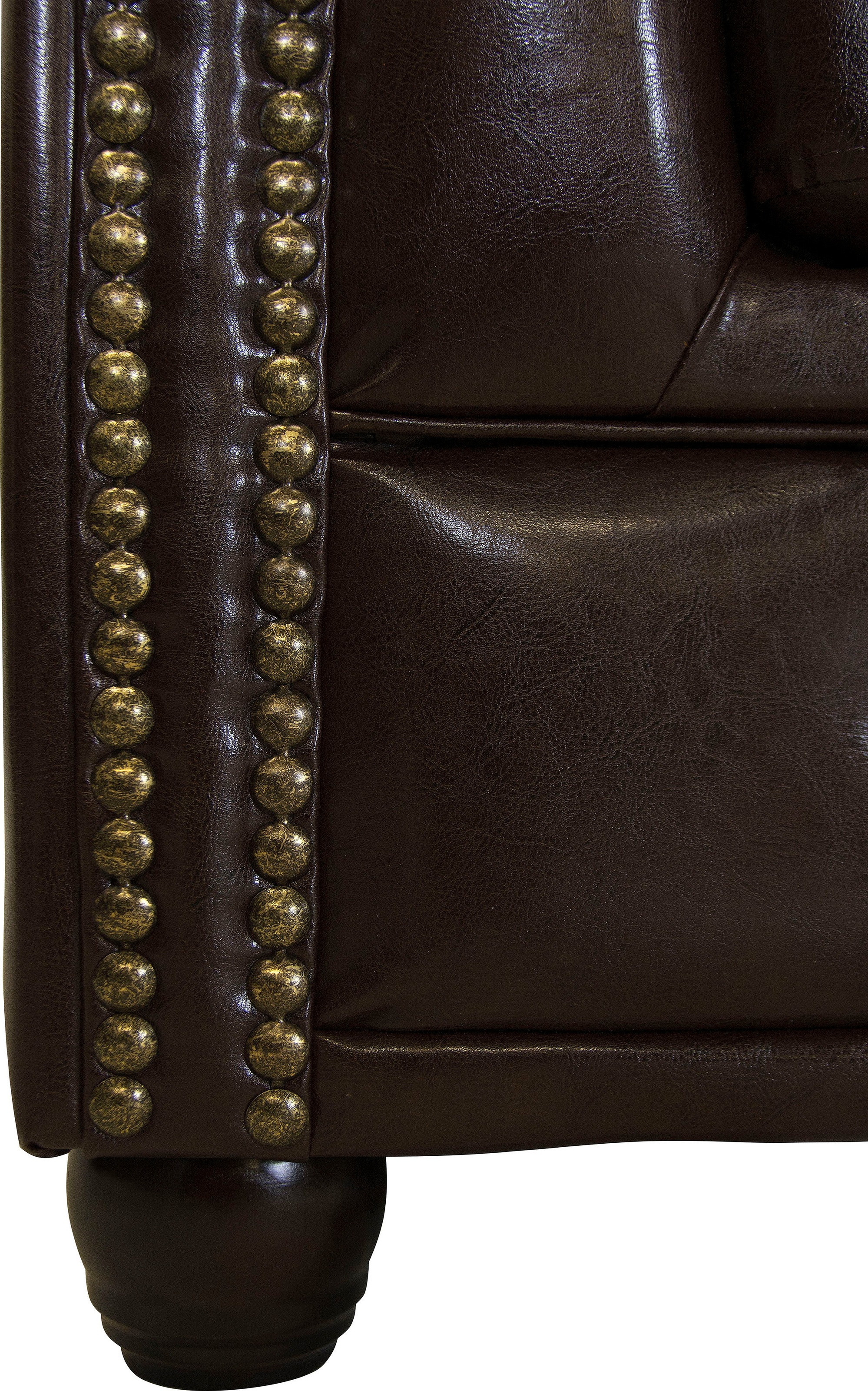 Home affaire Chesterfield-Sofa »Rysum«, Chesterfield-Optik, in 2 Bezugsqualitäten, 2 Ausf. schnell lieferbar