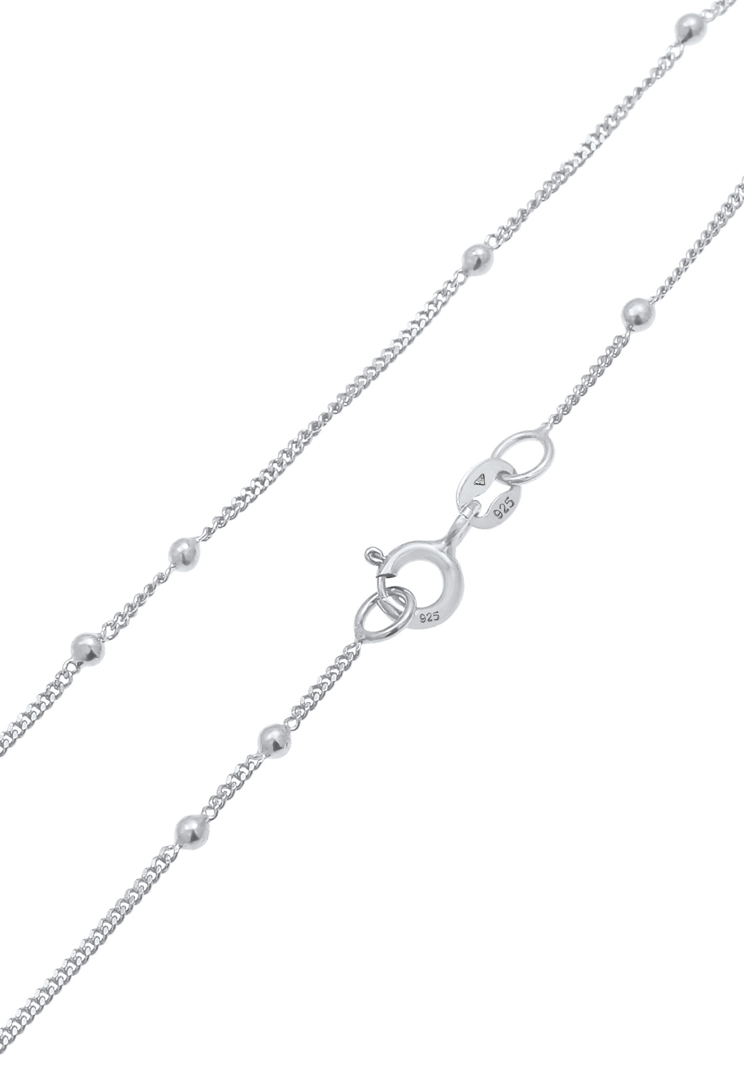 Elli Kette ohne Anhänger »Halskette Kugelkette Panzer Basic 925 Silber«