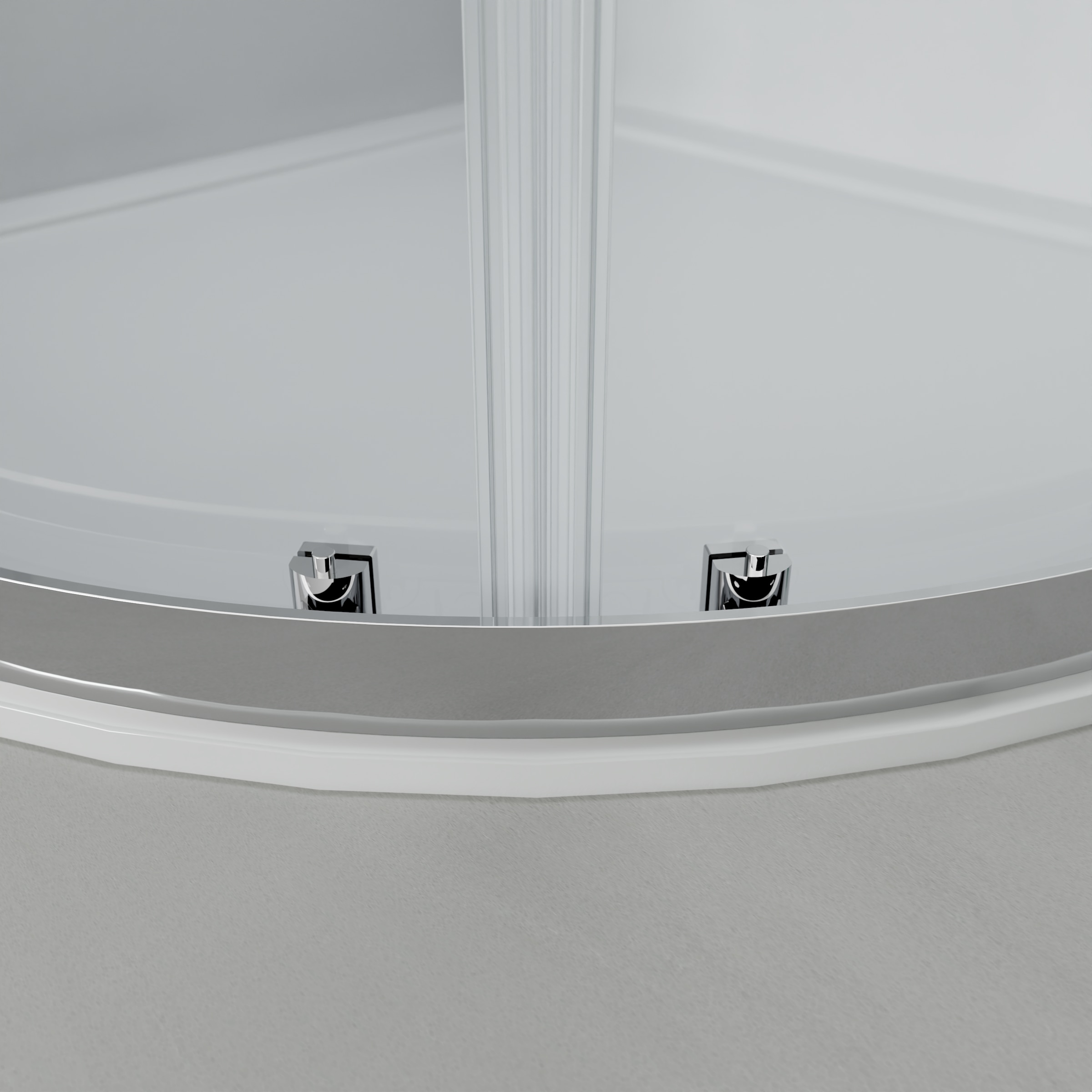 welltime Runddusche »New Trento« Extrahohe 195cm, mite verbessertem Rollensystem