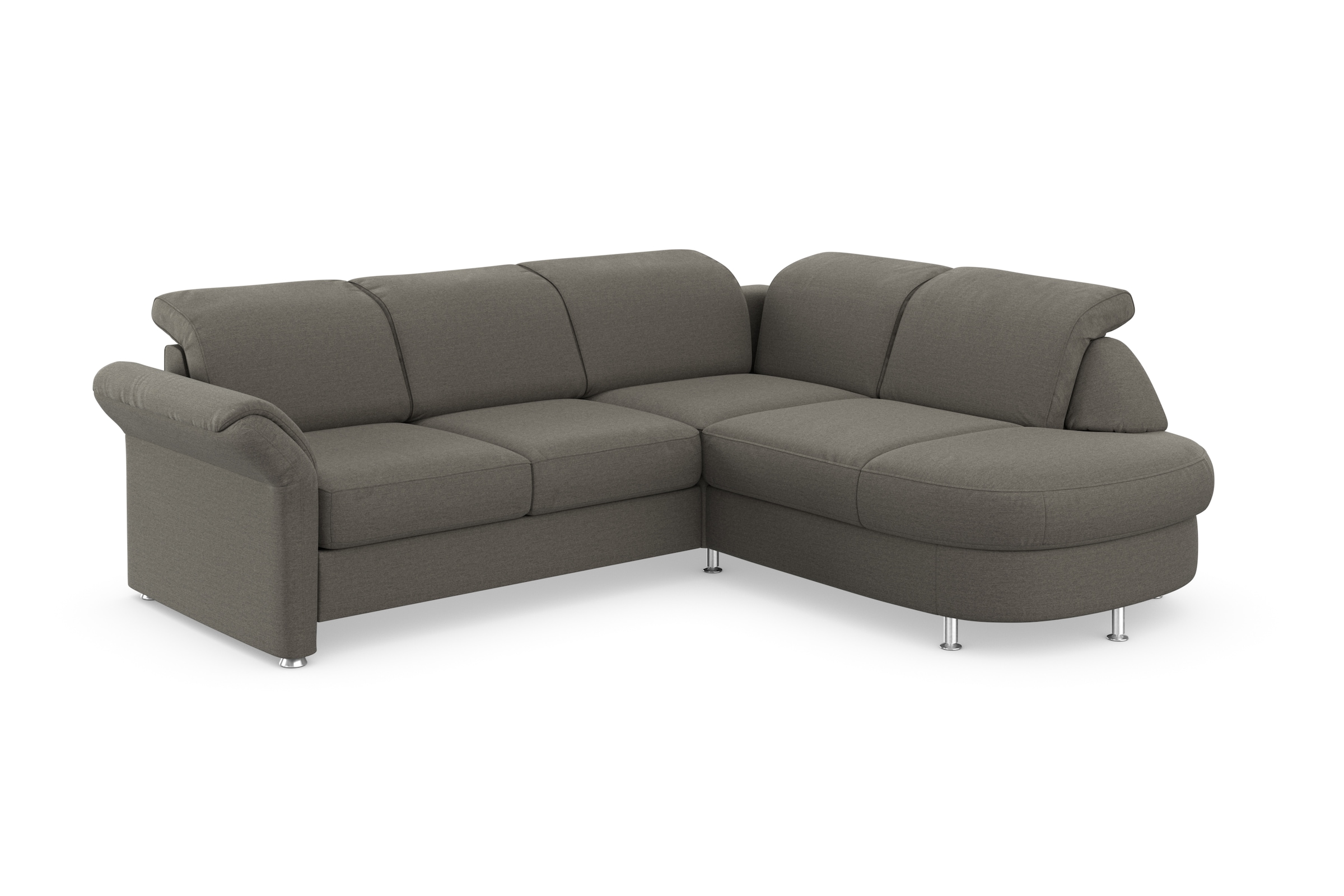 sit&more Ecksofa »Apulia L-Form«, wahlweise Bettfunktion, Bettkasten und Kopf- und Armteilverstellung