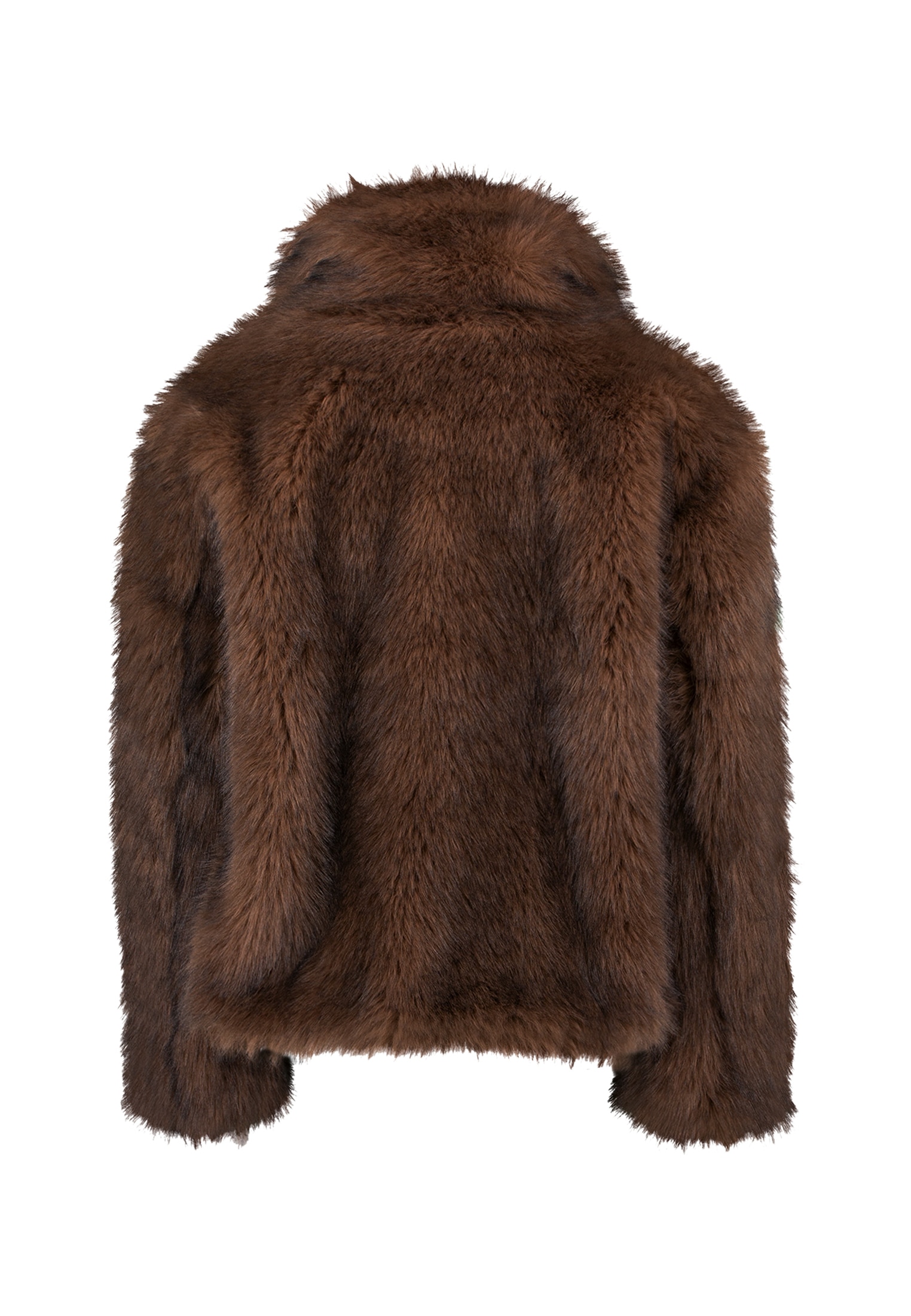 Zero Outdoorjacke »Jacke in Felloptik«
