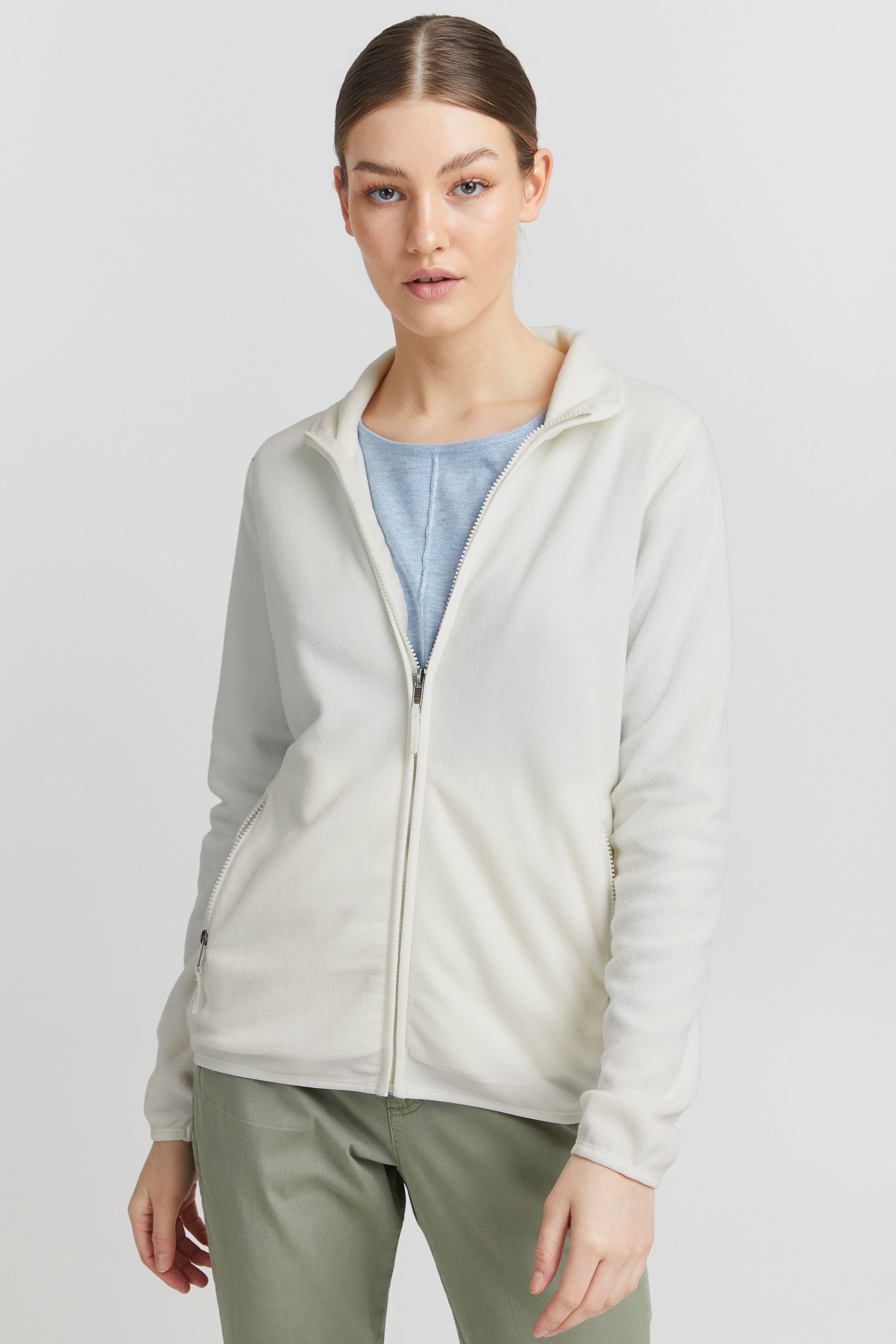 OXMO Fleecejacke »Fleecejacke OXRikka«, ohne Kapuze