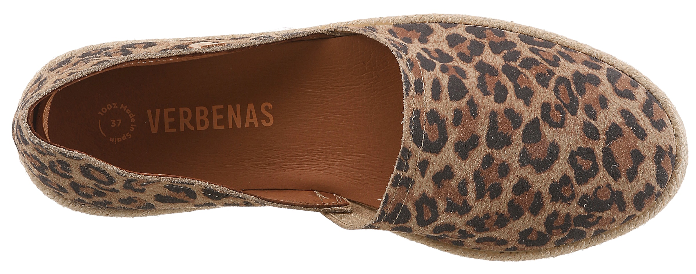 VERBENAS Espadrille  Strandschuh, Sommerschuh, Loafer im trendigen Animal-Look